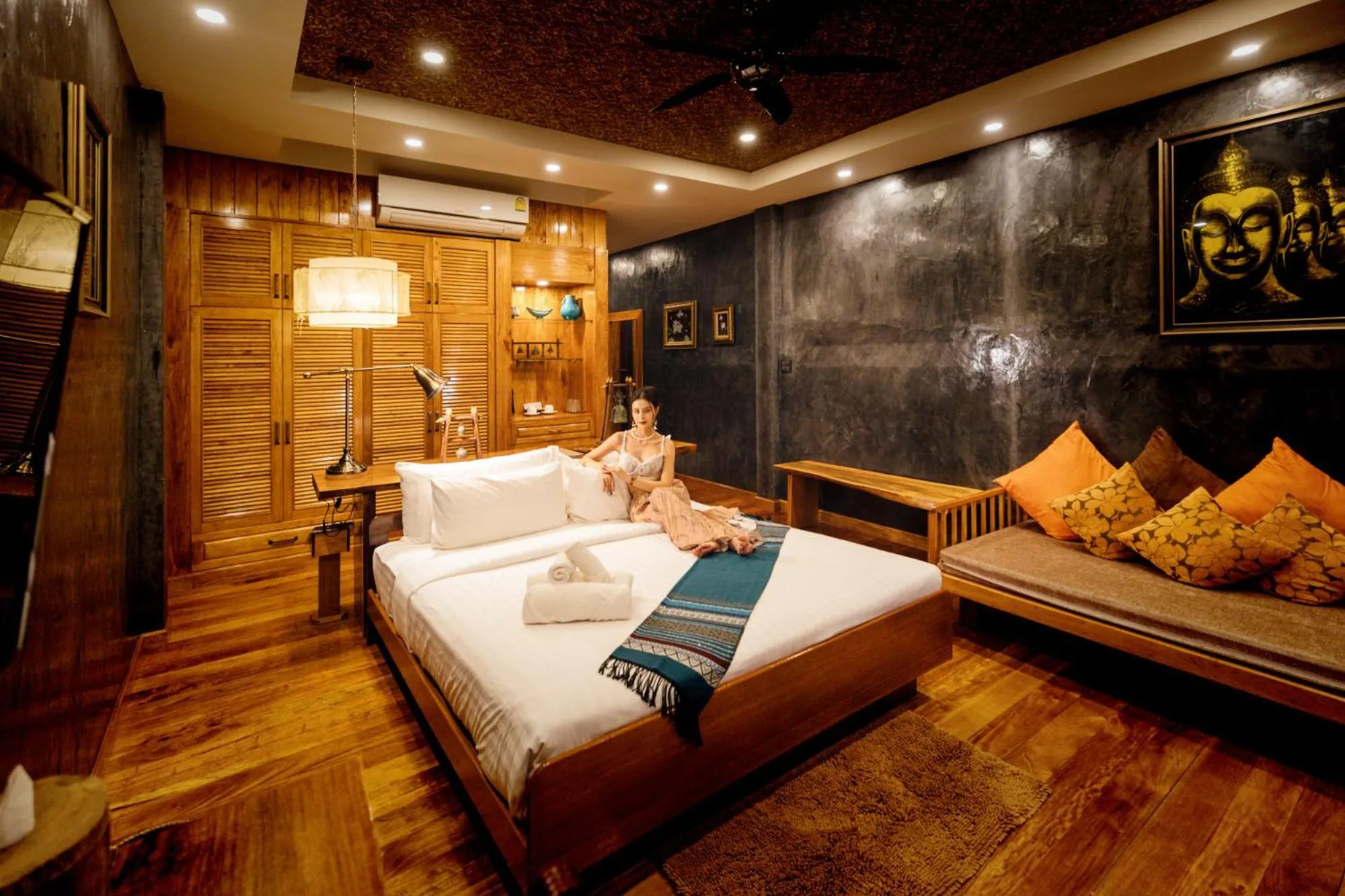 Bed in Andalay Beach Resort Koh Libong