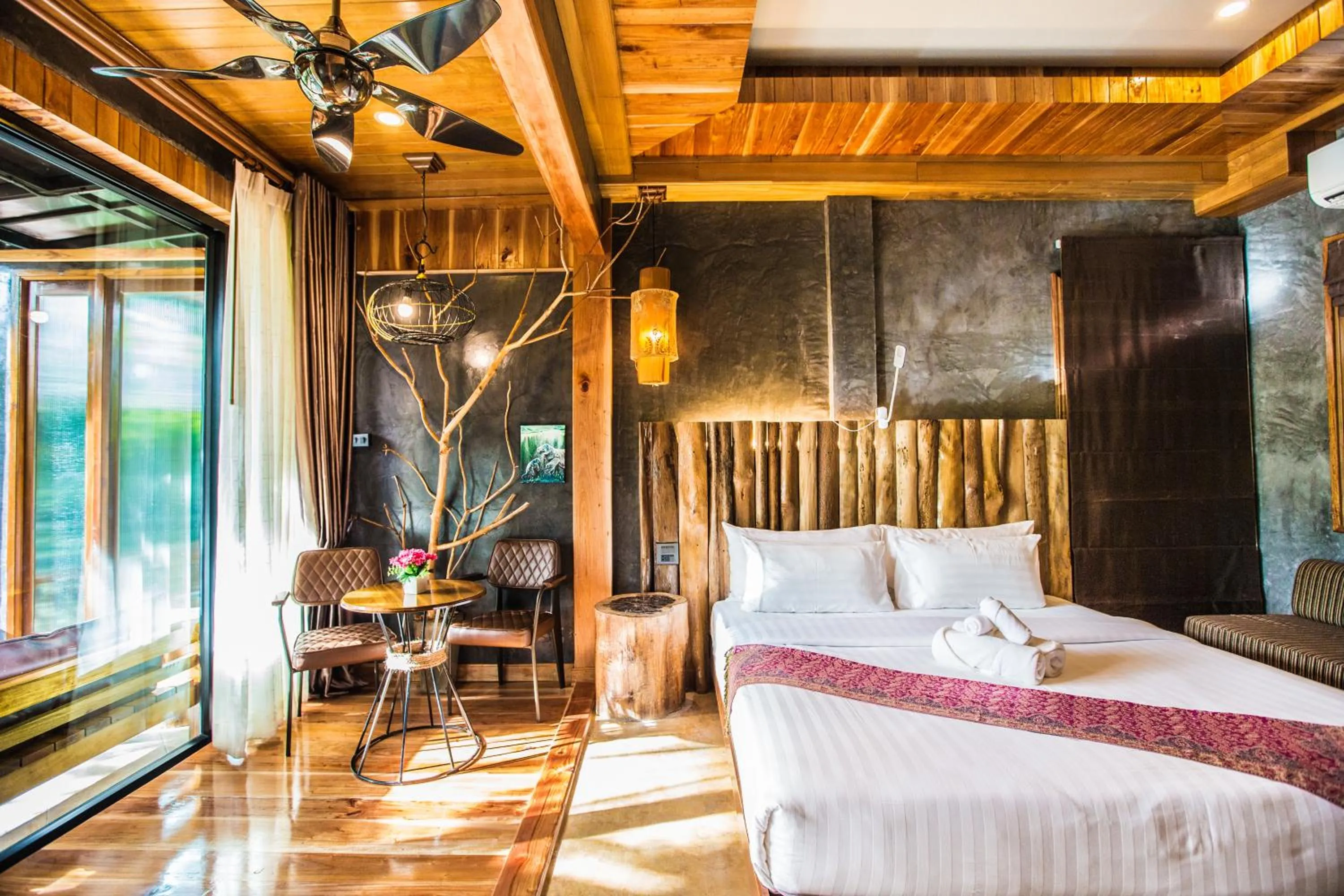 Living room, Bed in Andalay Beach Resort Koh Libong