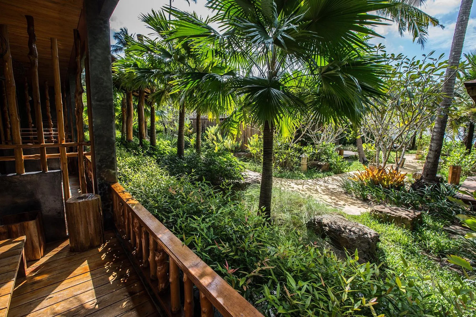 Garden view in Andalay Beach Resort Koh Libong