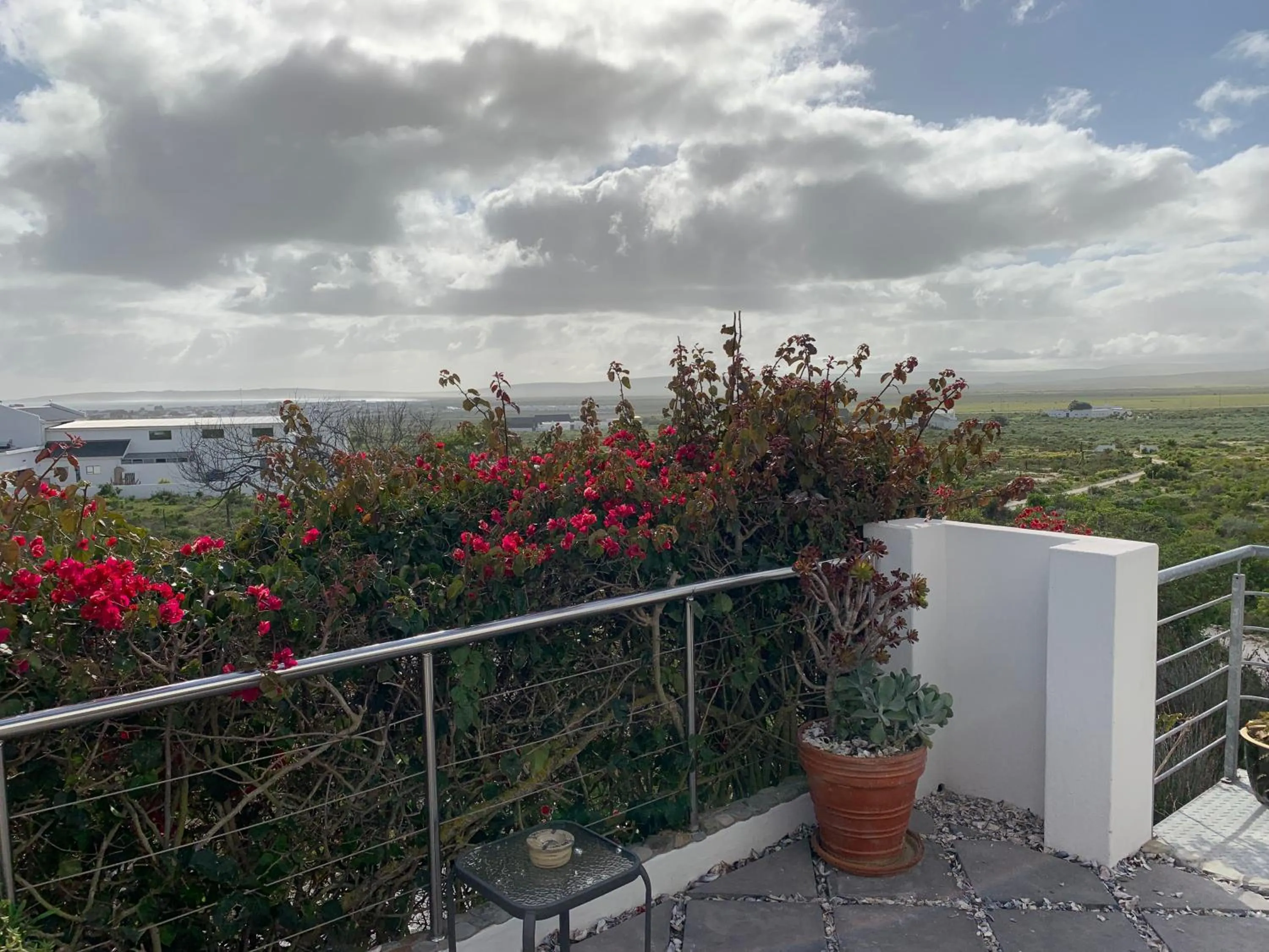 Garden view in Farr Out Guest House