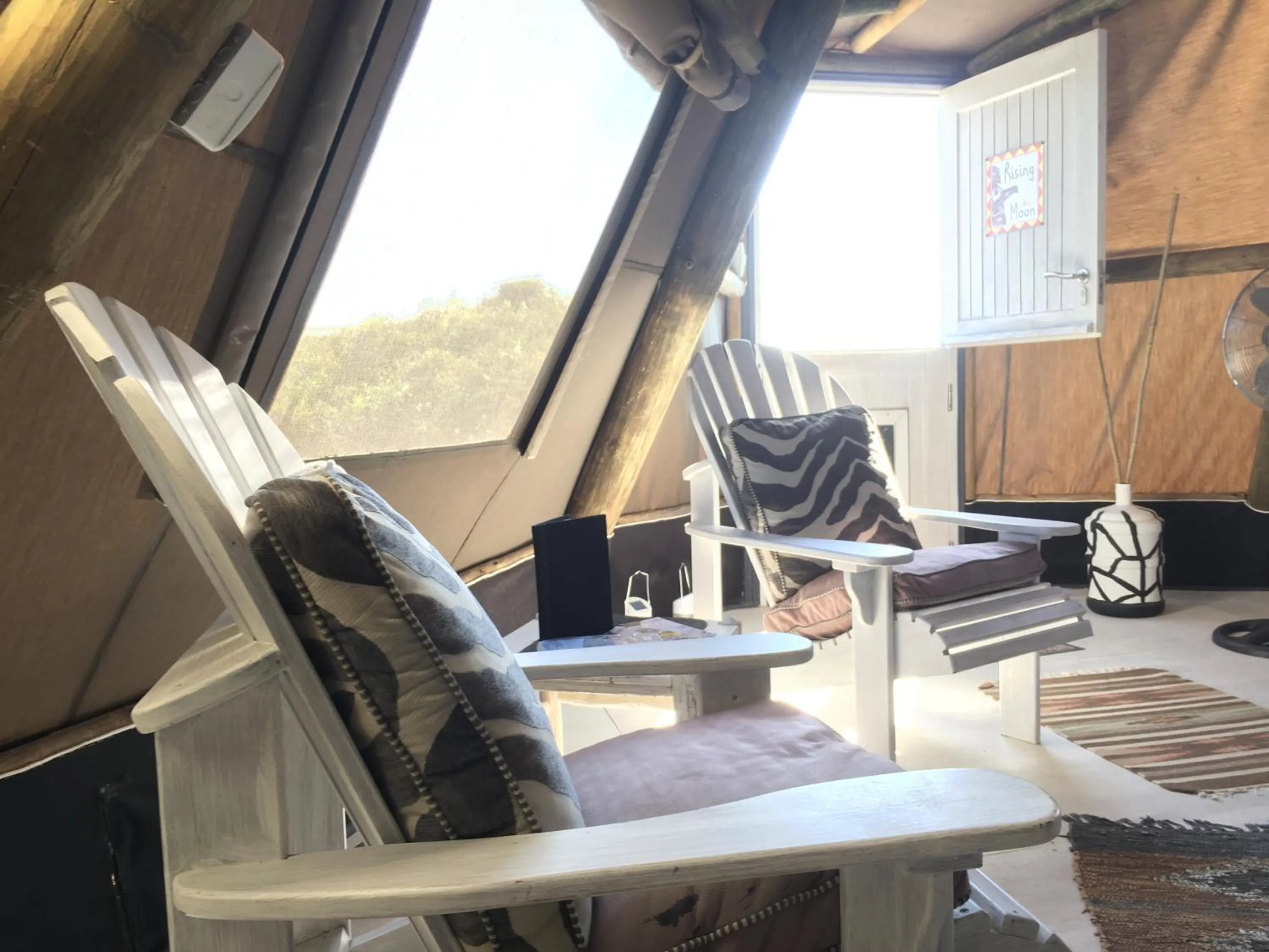 Seating area in Farr Out Guest House