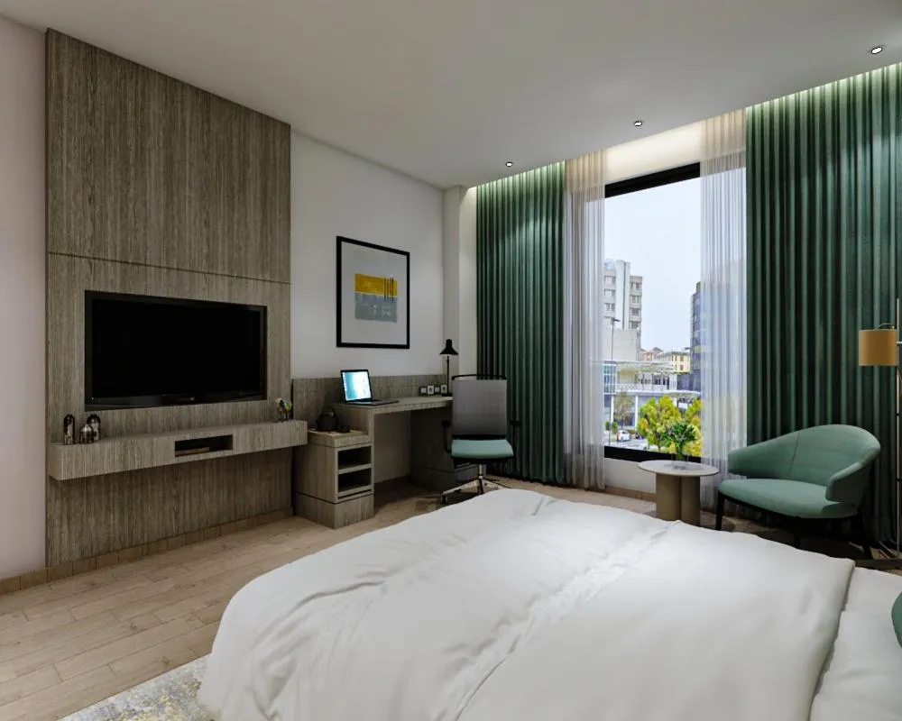 Communal lounge/ TV room, Bed in voco Amritsar by IHG