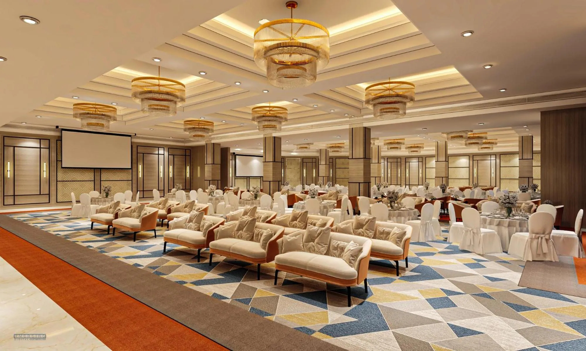 Seating area in voco Amritsar by IHG