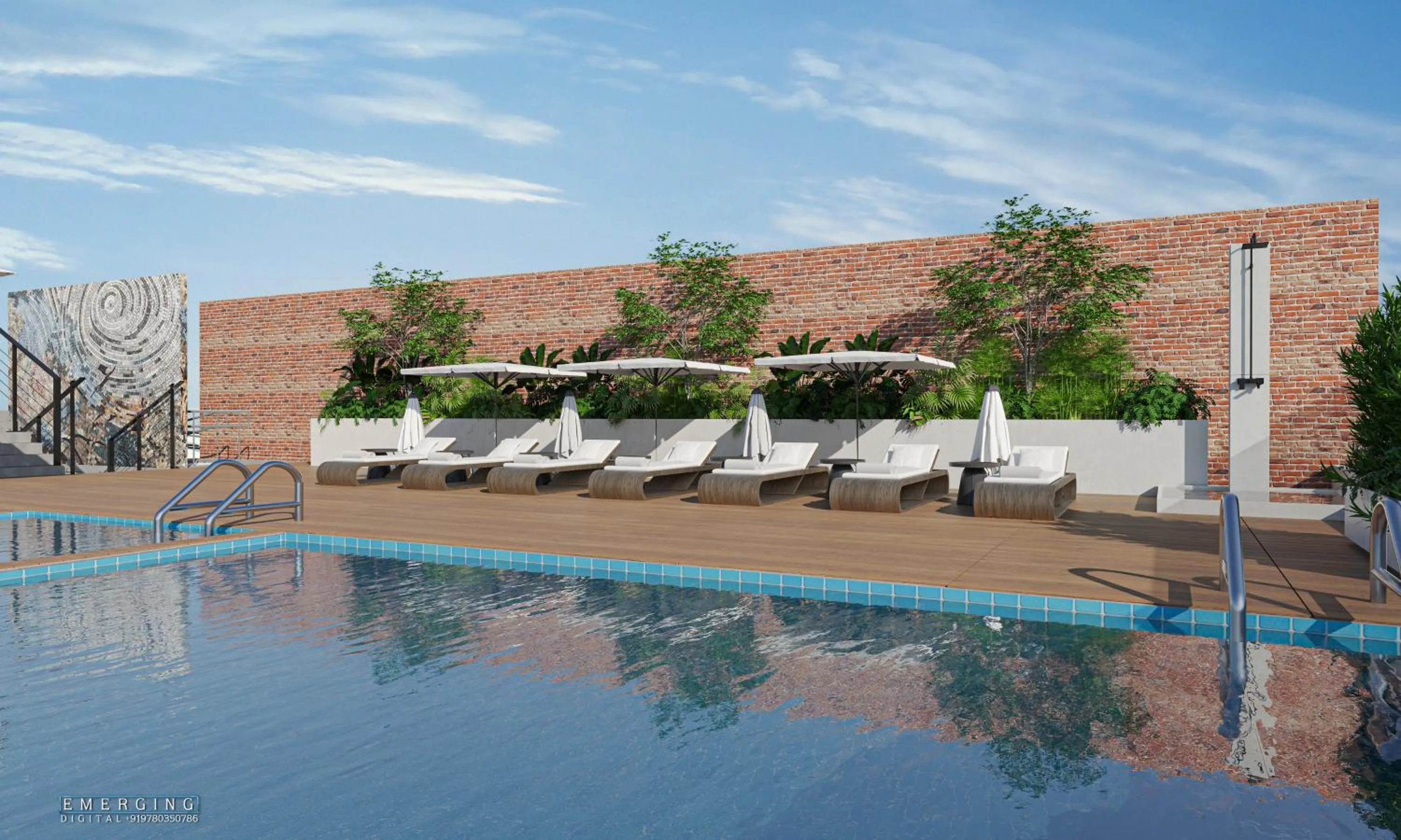 Swimming pool in voco Amritsar by IHG