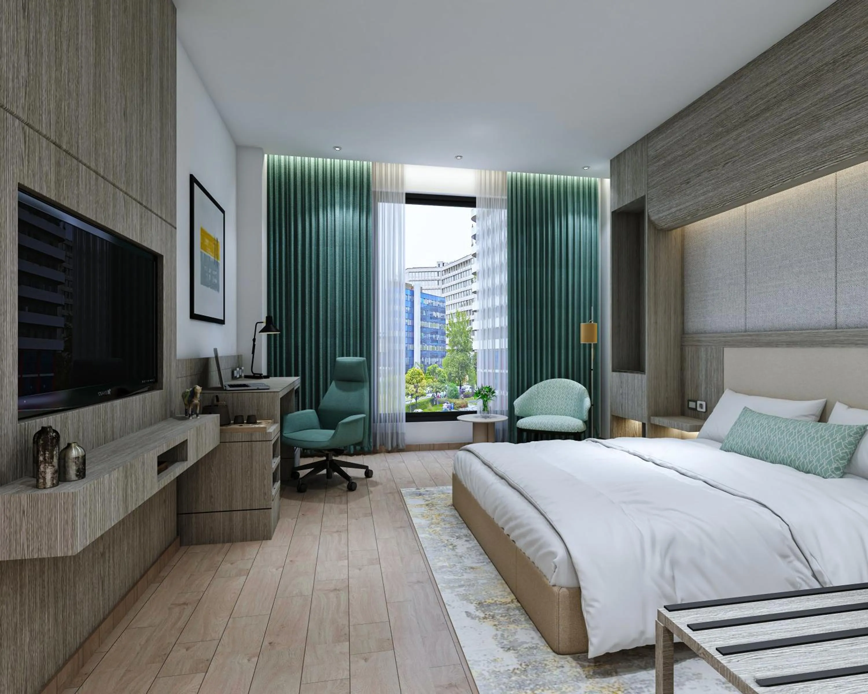 Photo of the whole room, Bed in voco Amritsar by IHG