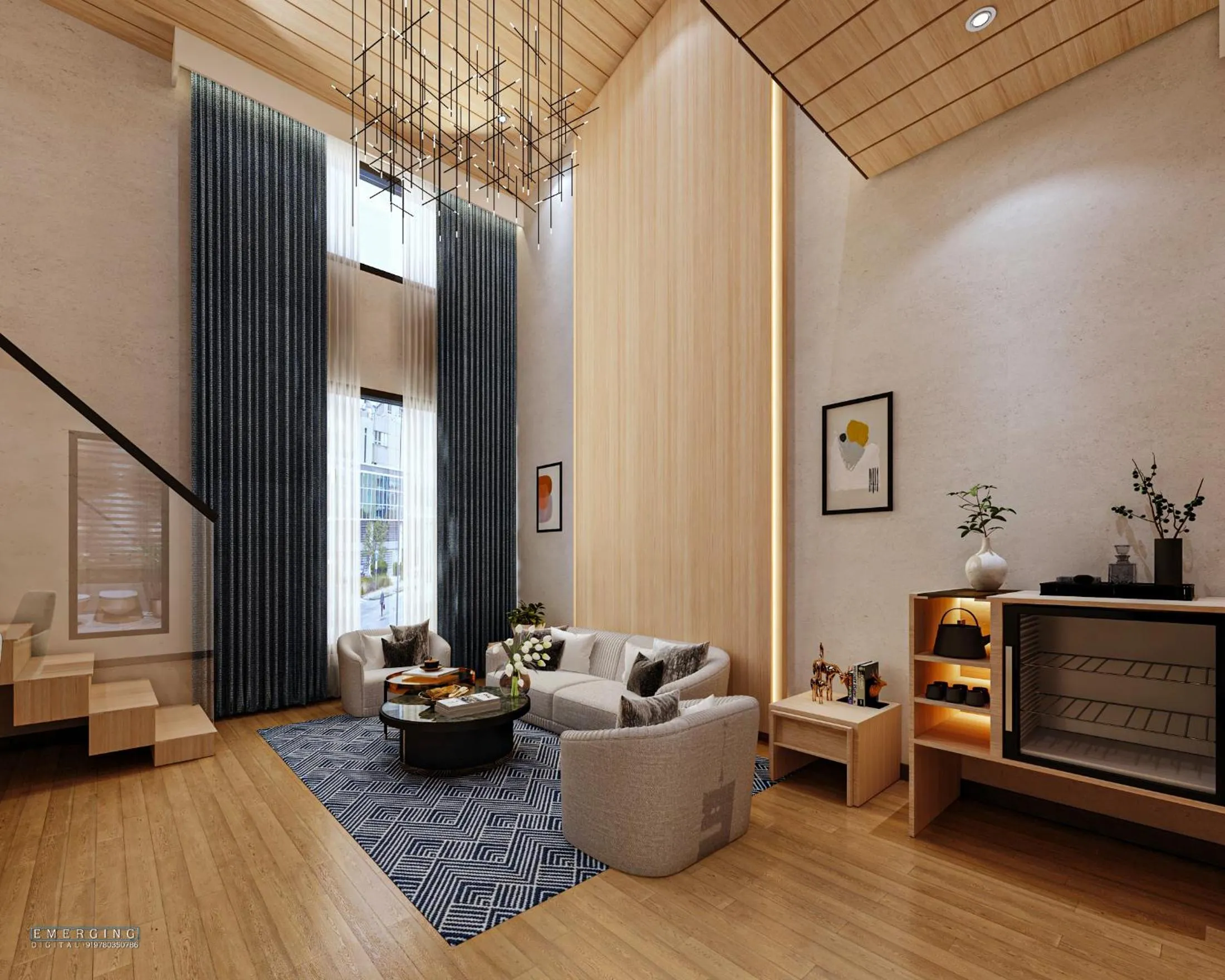 Living room in voco Amritsar by IHG