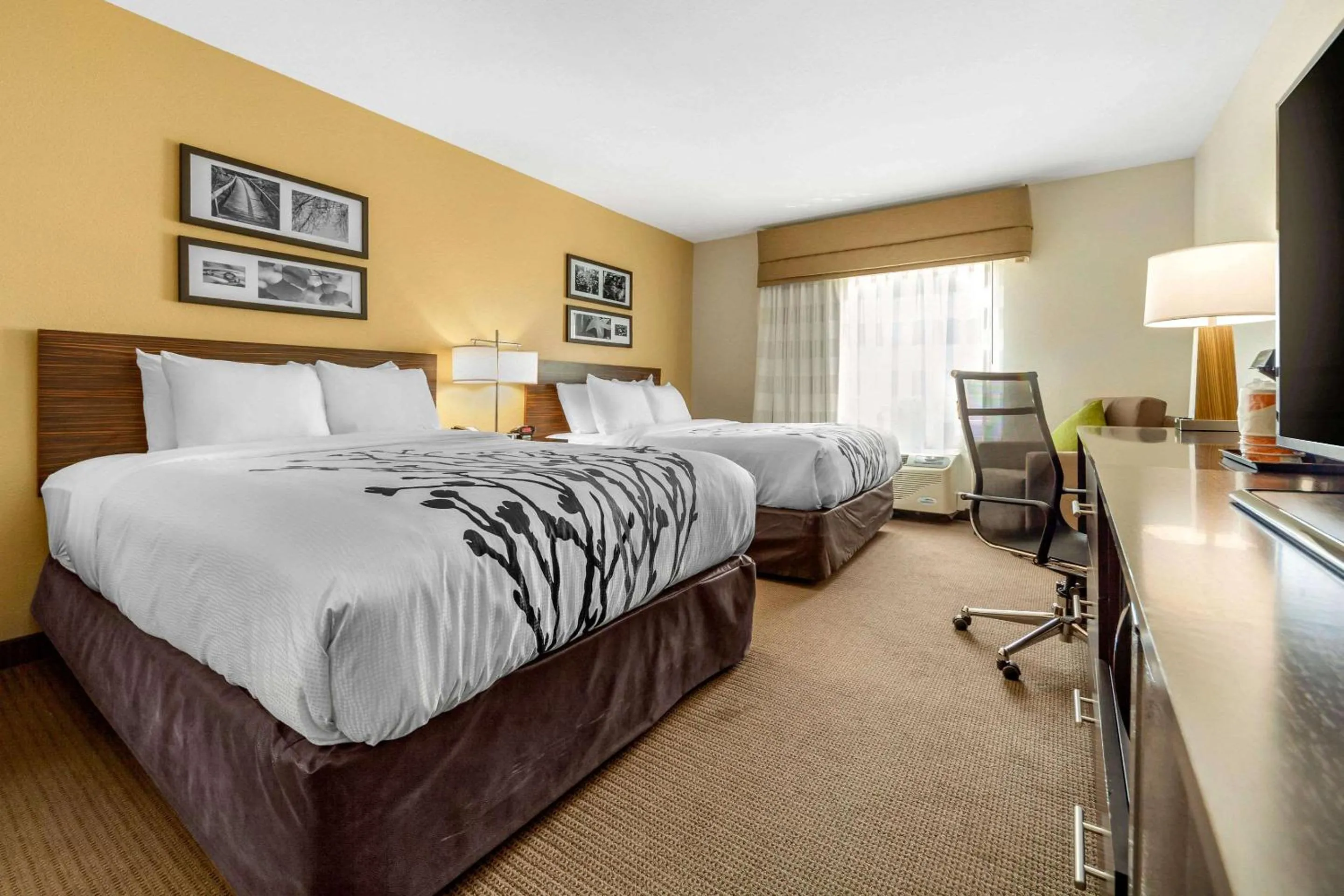 Bedroom, Bed in Sleep Inn & Suites Lincoln University Area