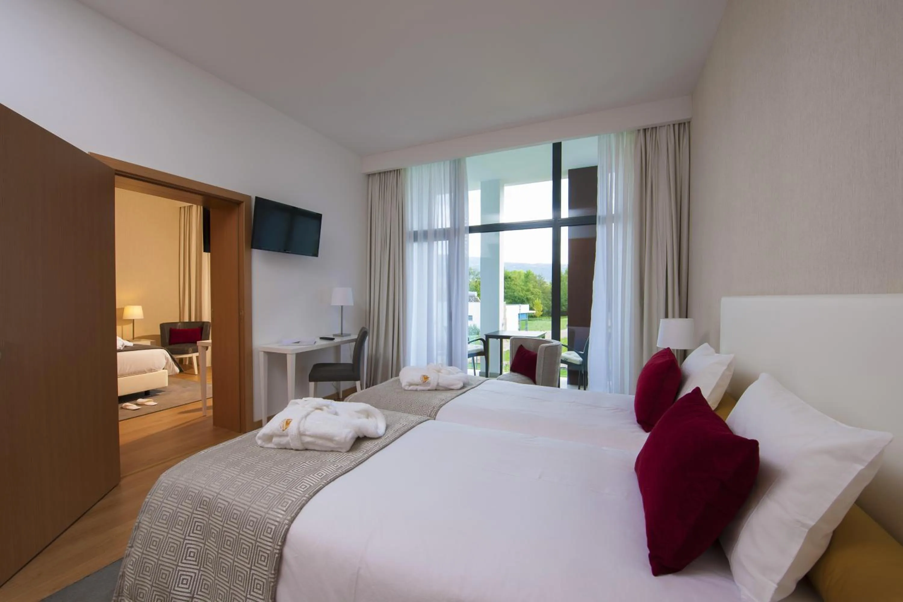 Bed in Hotel Parque Serra da Lousã