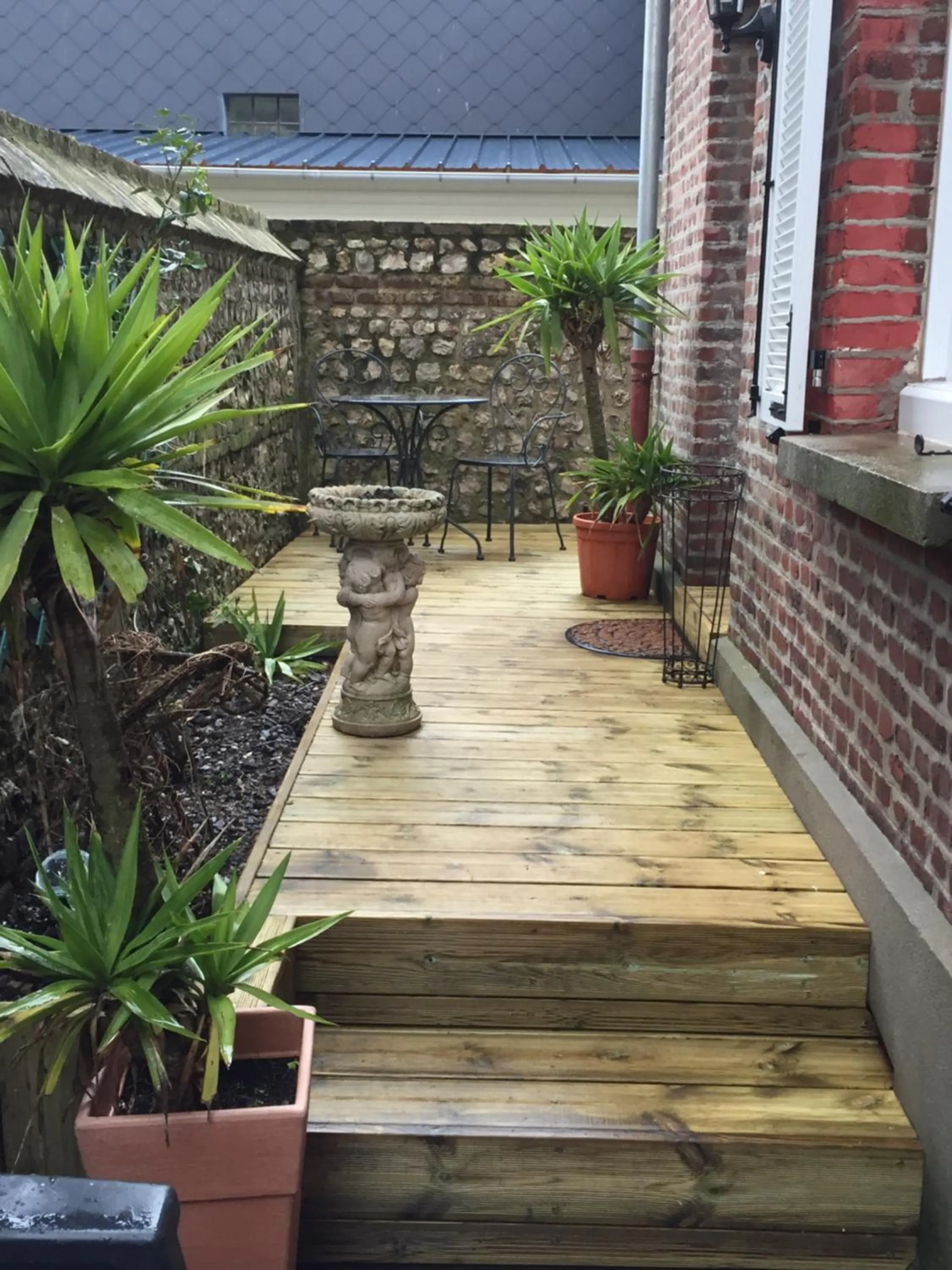 Patio in Chambre D'hôte Villa Maurice