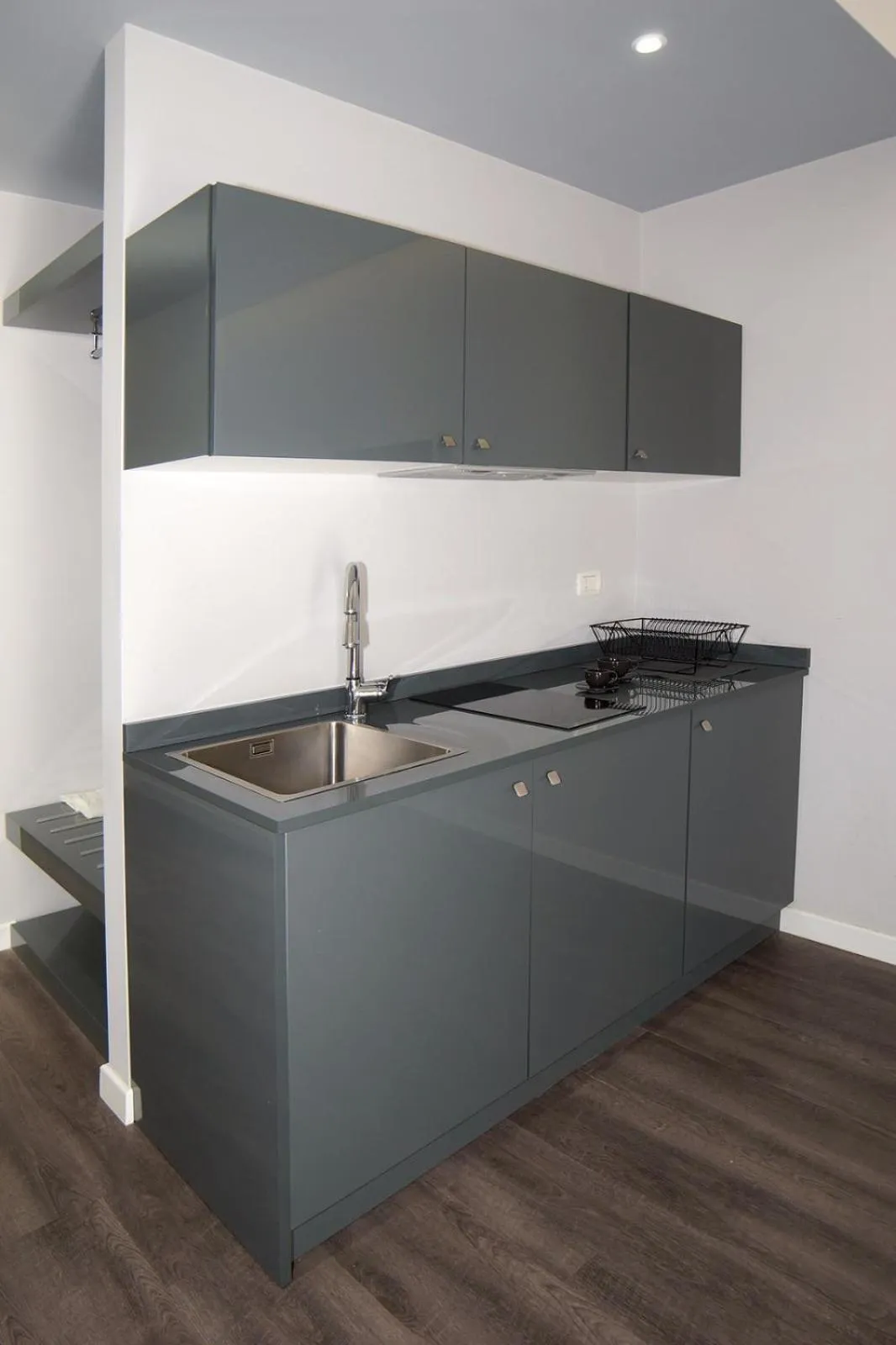 Kitchen or kitchenette in Hotel Leopardi