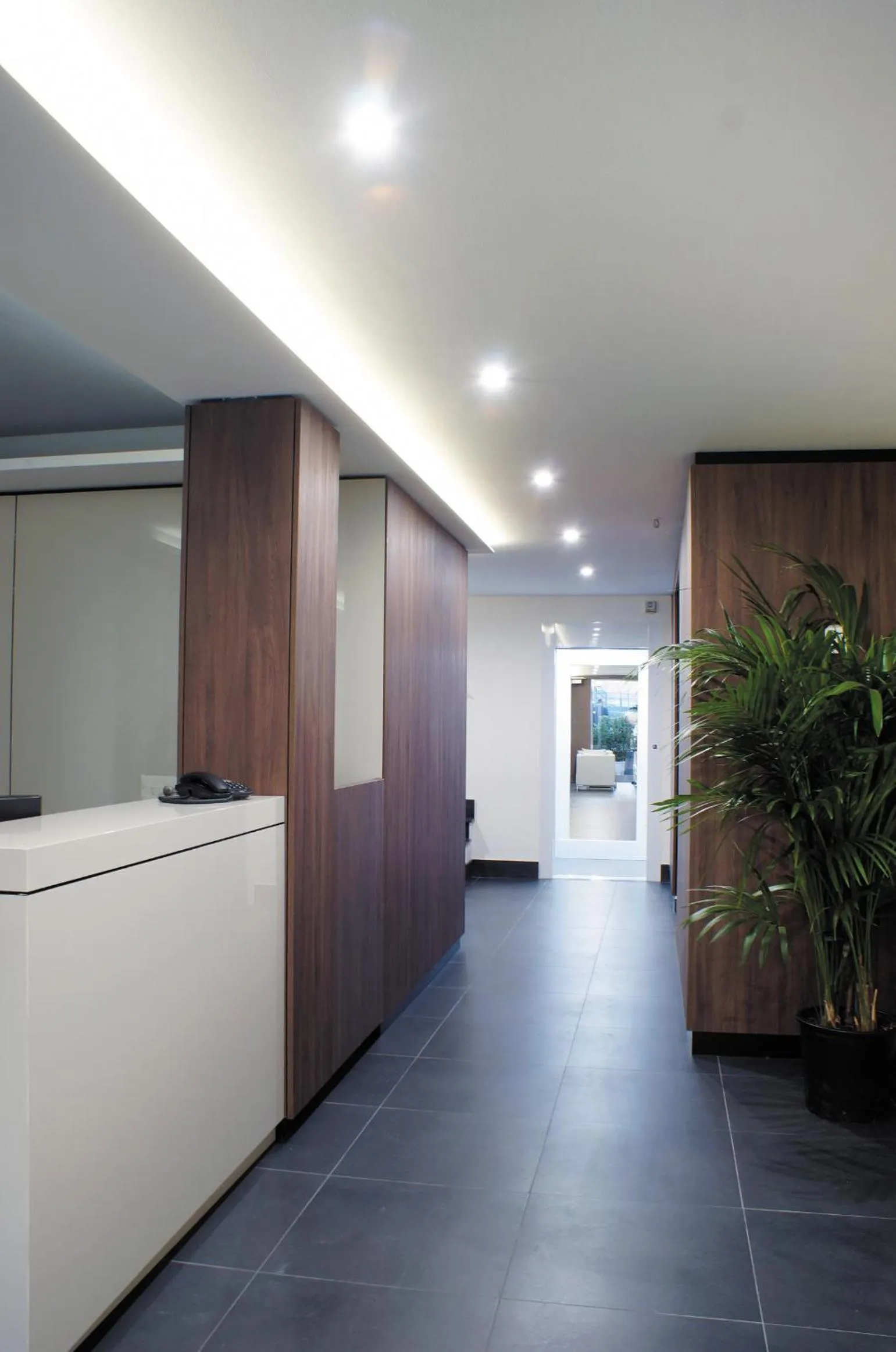 Lobby or reception in Hotel Leopardi