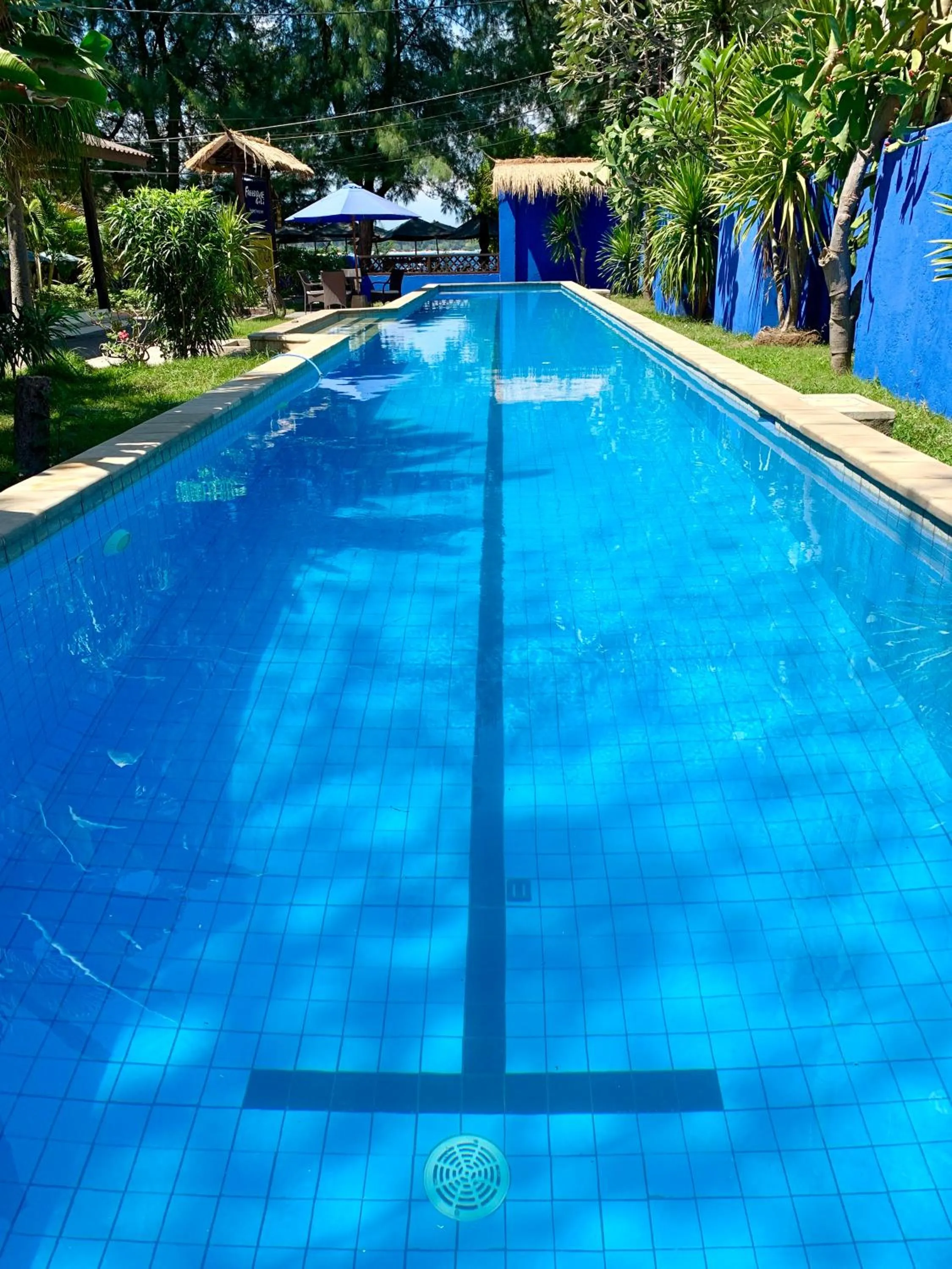 Swimming pool in The Yoga Garden