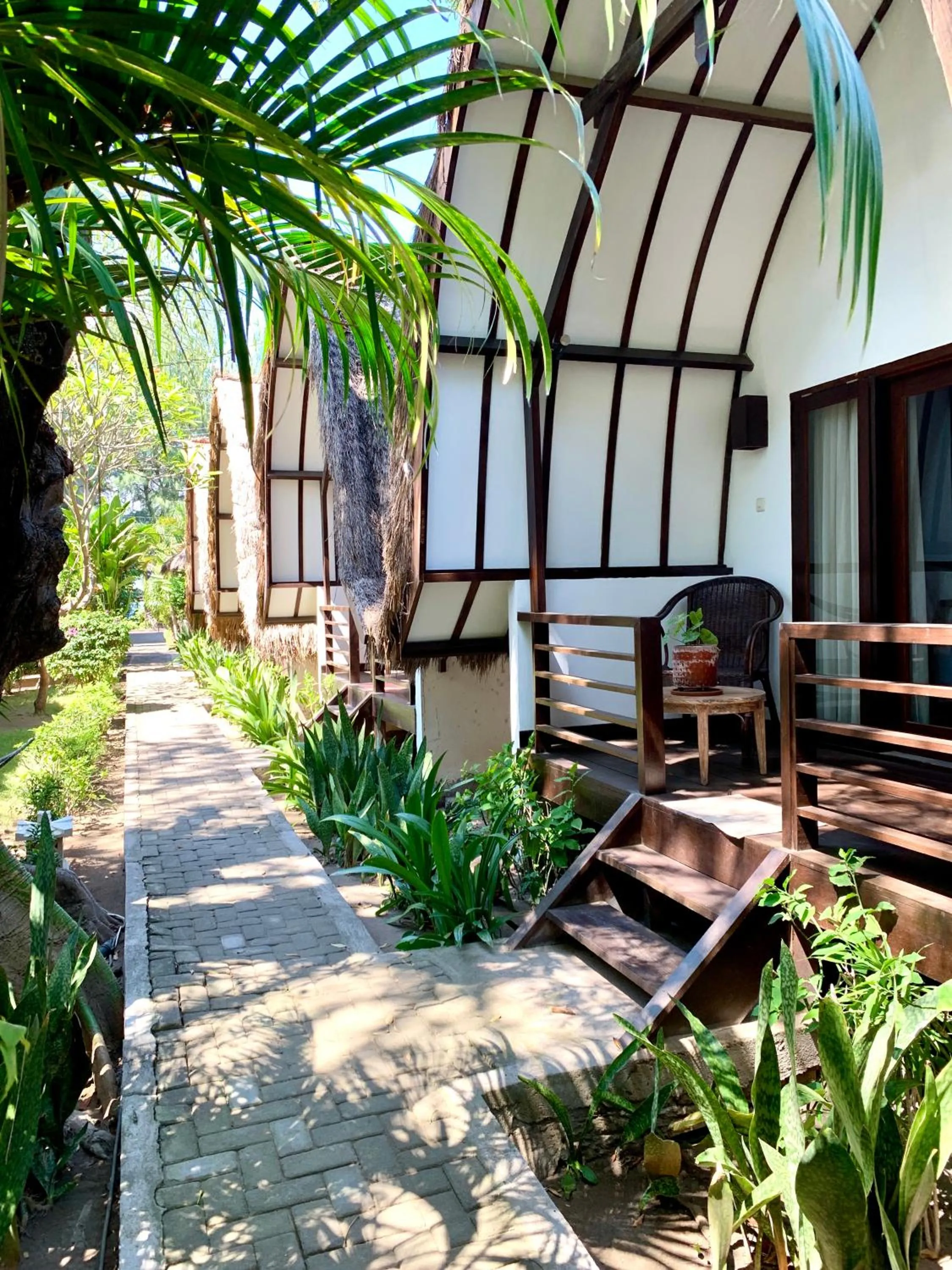 Facade/entrance in The Yoga Garden