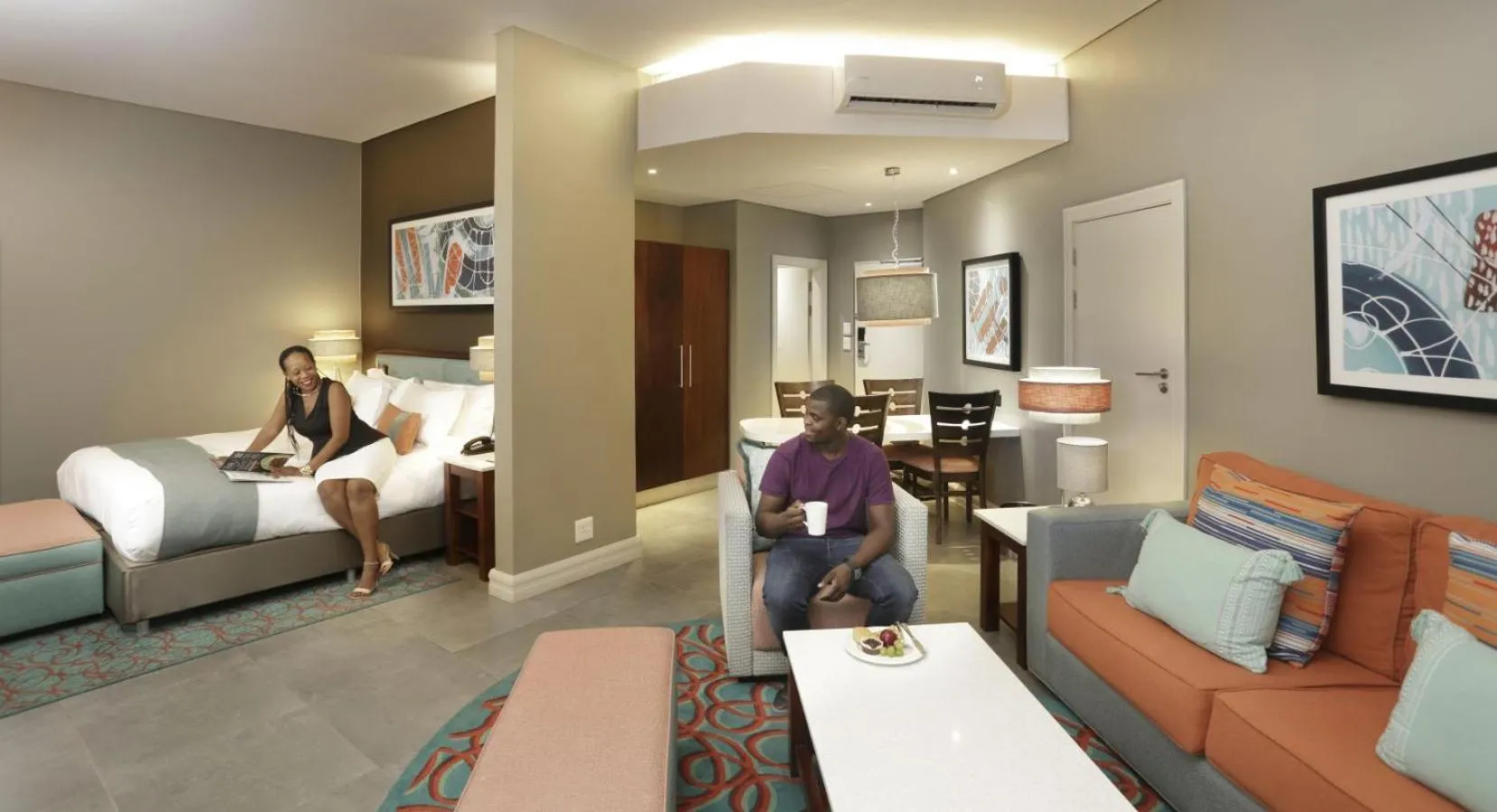 Communal lounge/ TV room in Metcourt at Khoroni