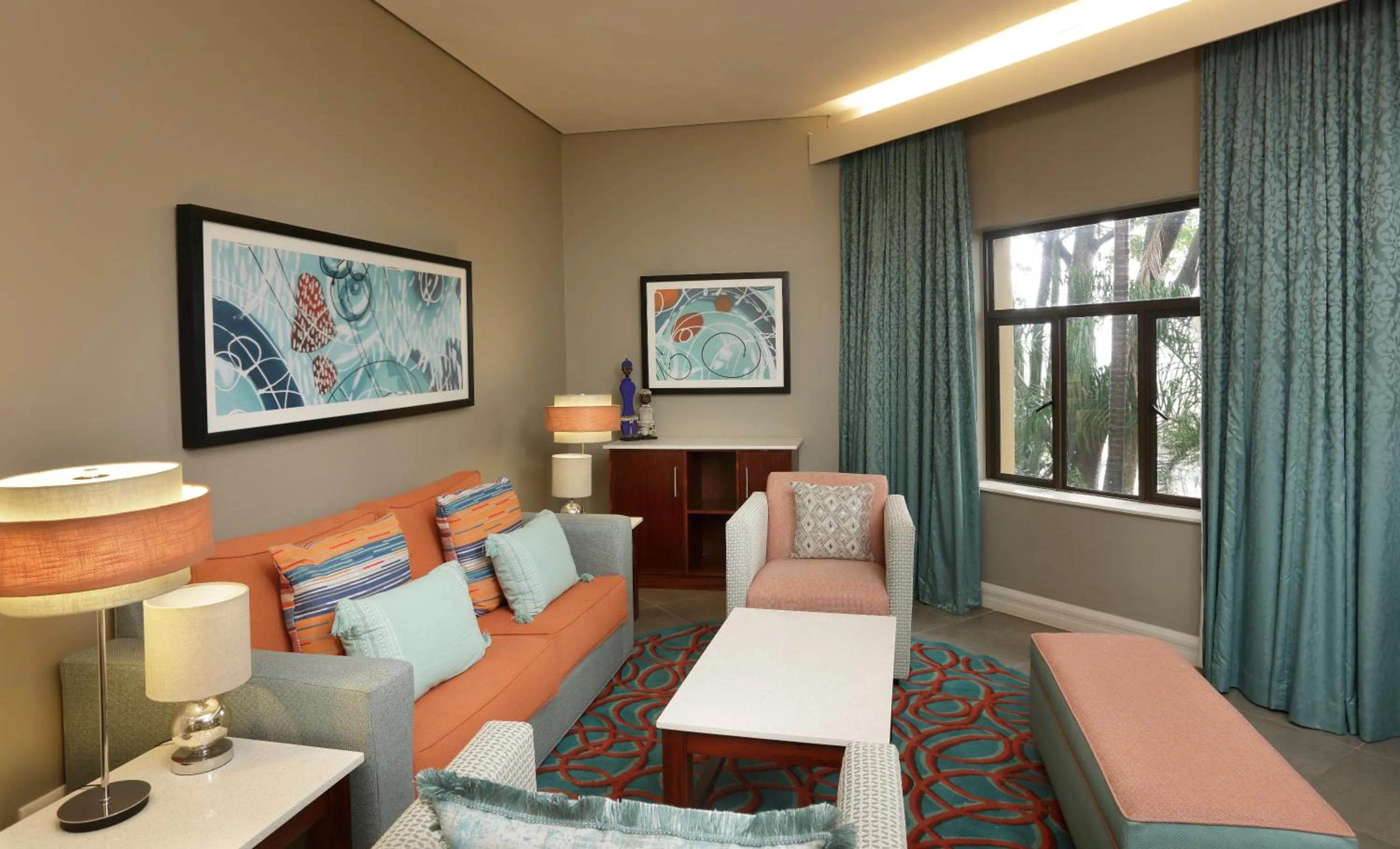 Living room in Metcourt at Khoroni