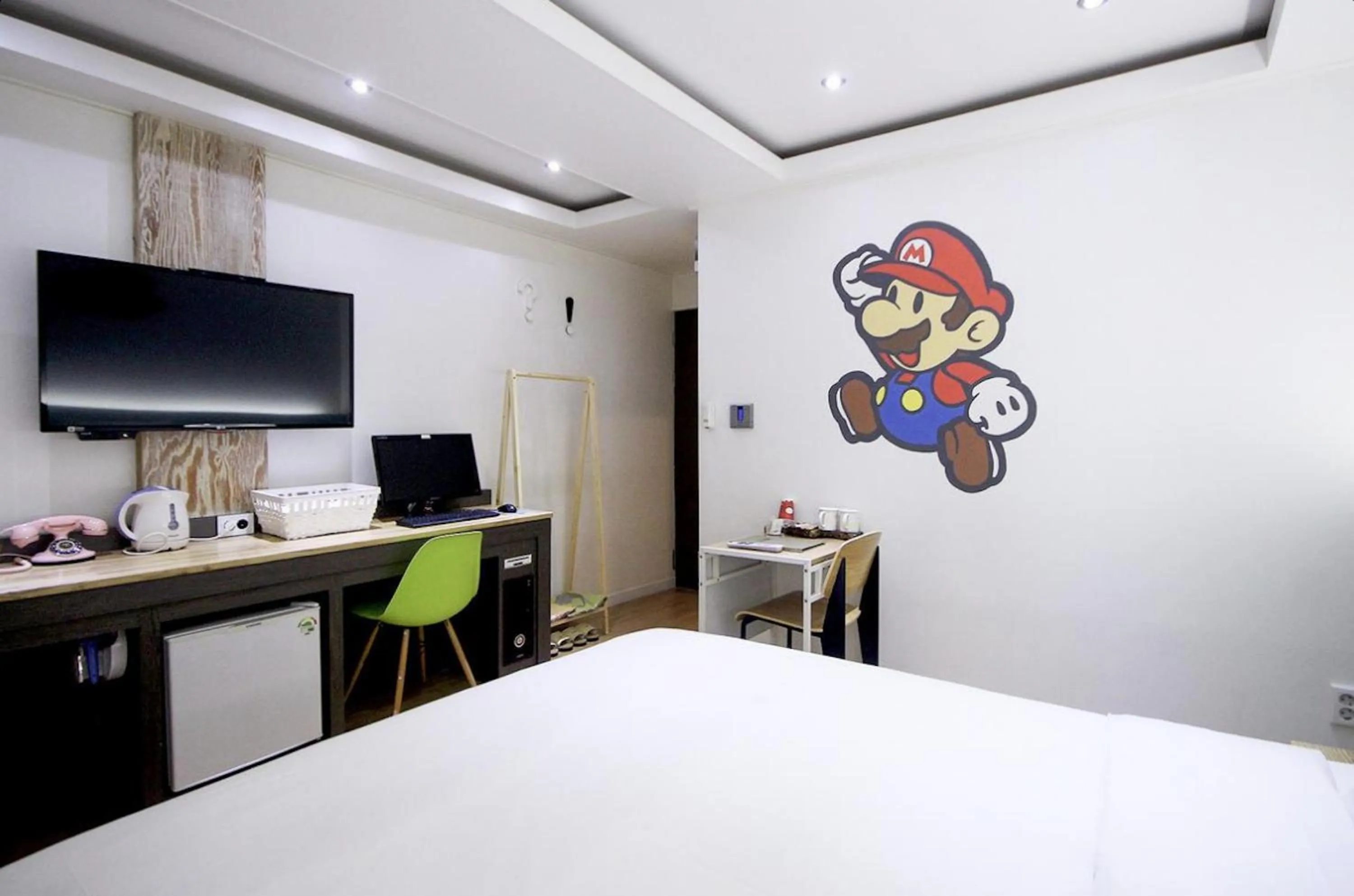 Bed in Jeonju Jawoori Hotel