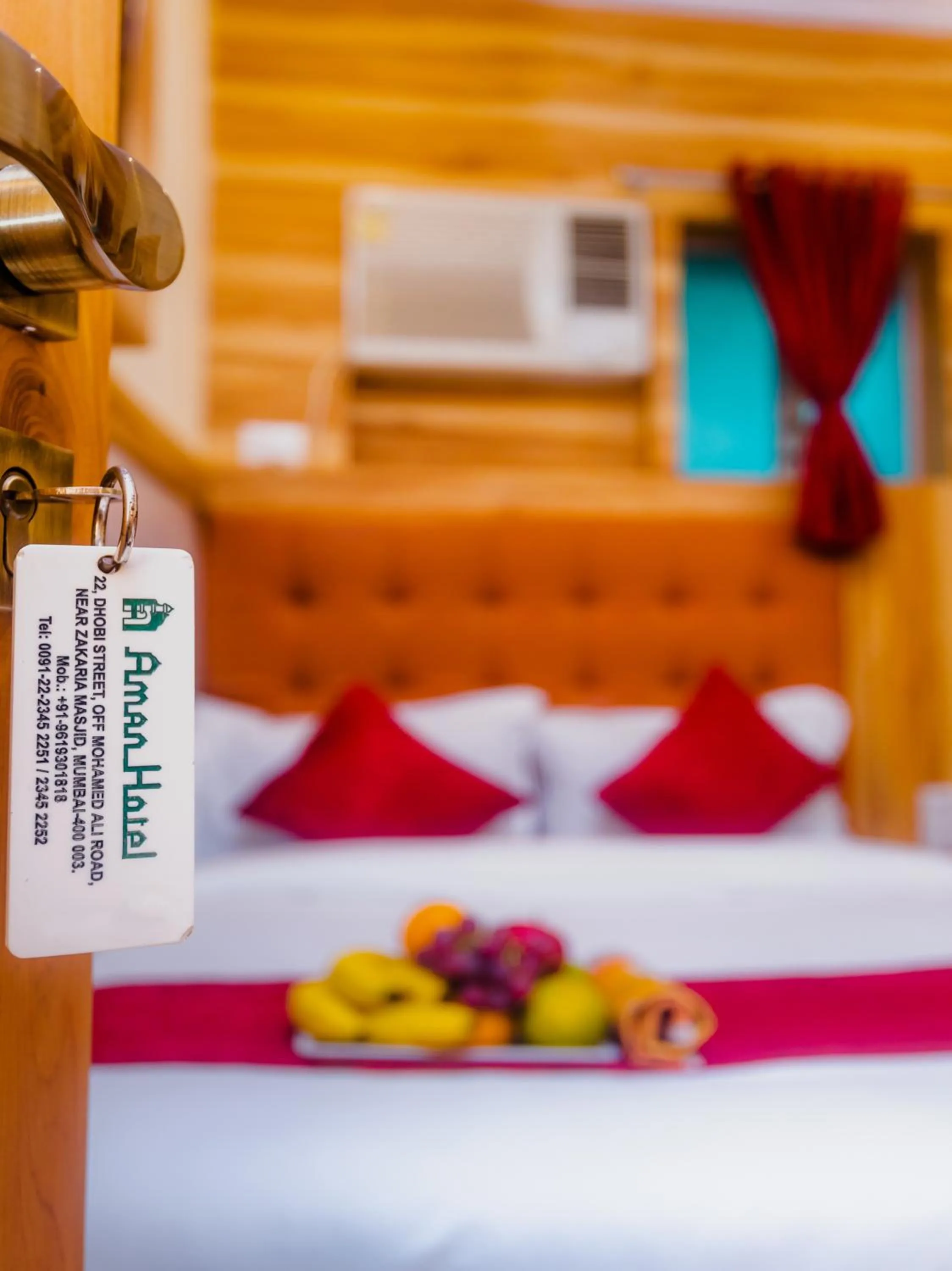 Bed in Aman Hotel near CST