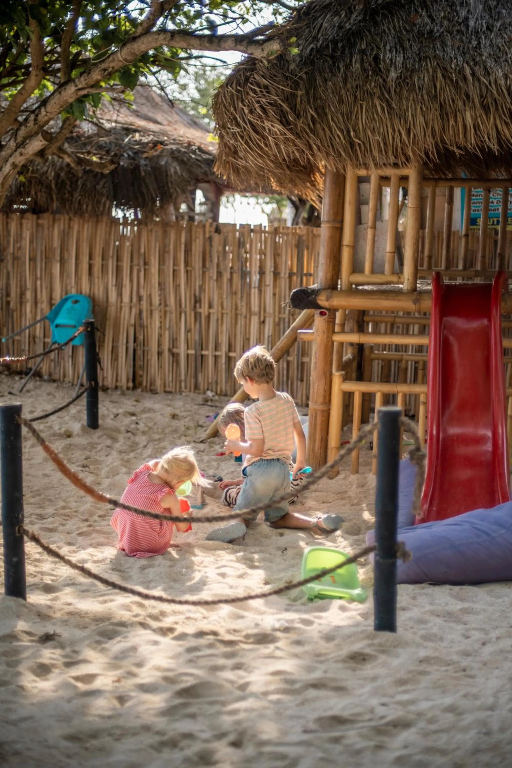 Children play ground in Mowies On The Beach