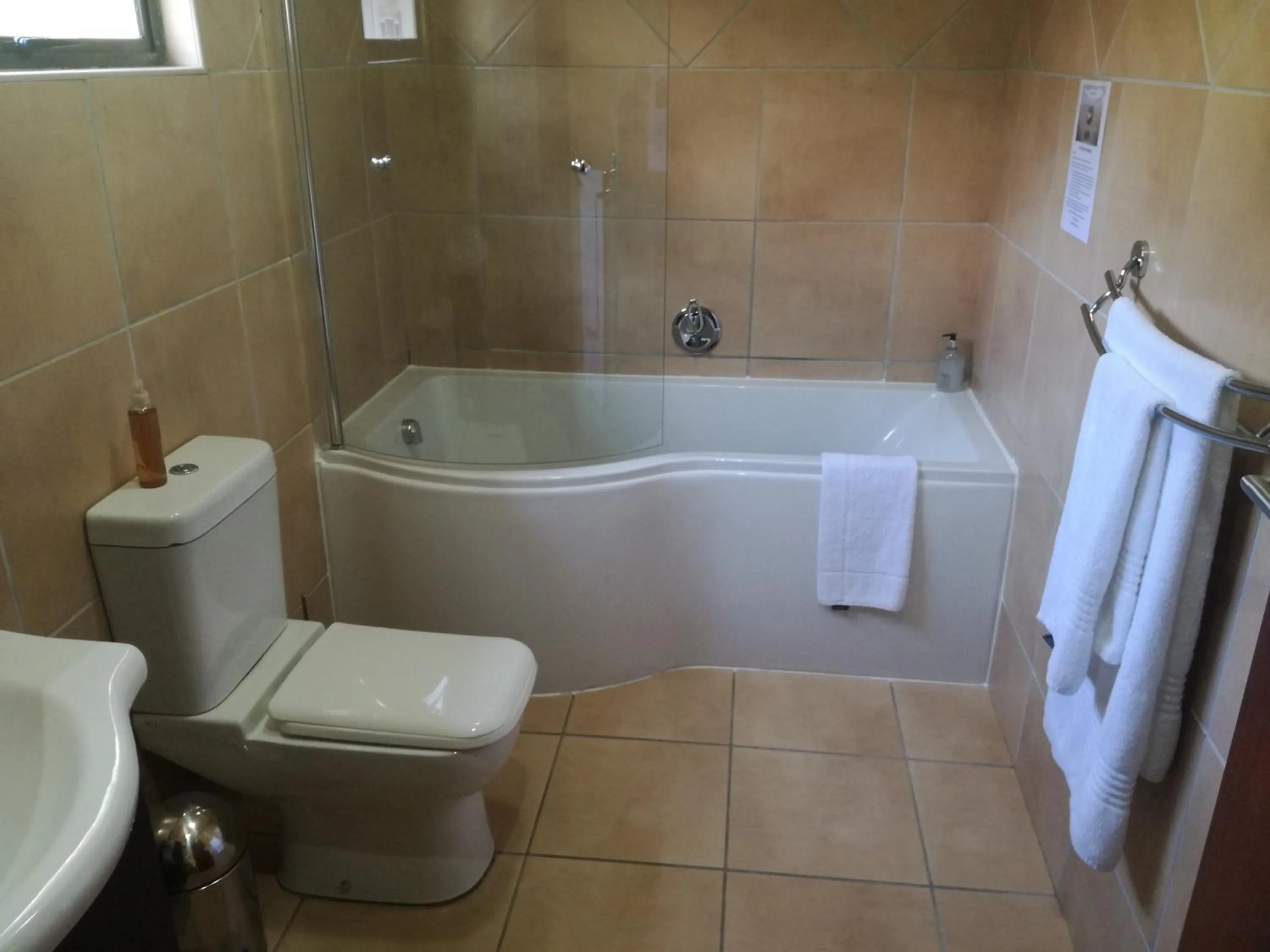 Shower in Belmont Guesthouse