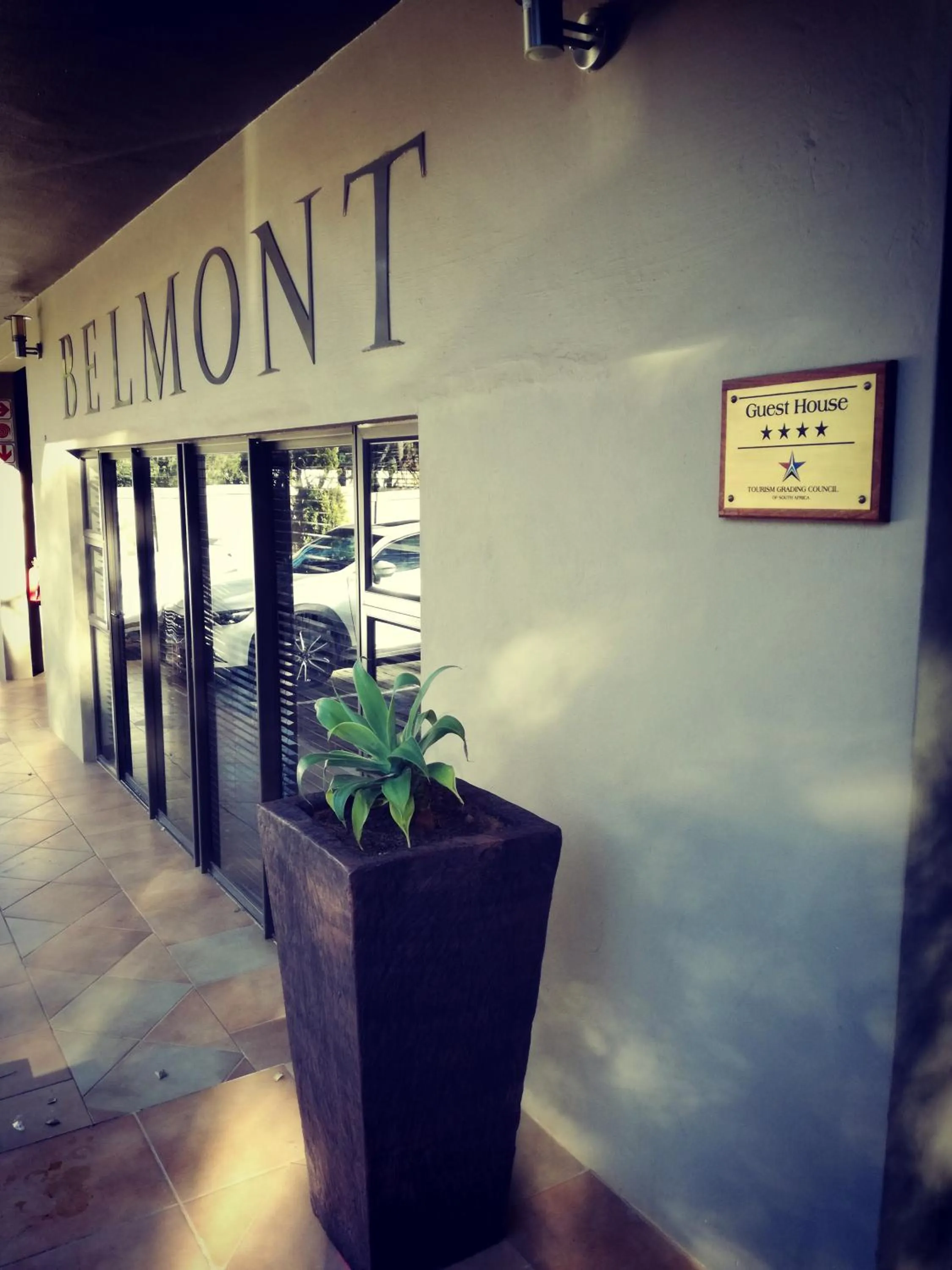 Facade/entrance in Belmont Guesthouse