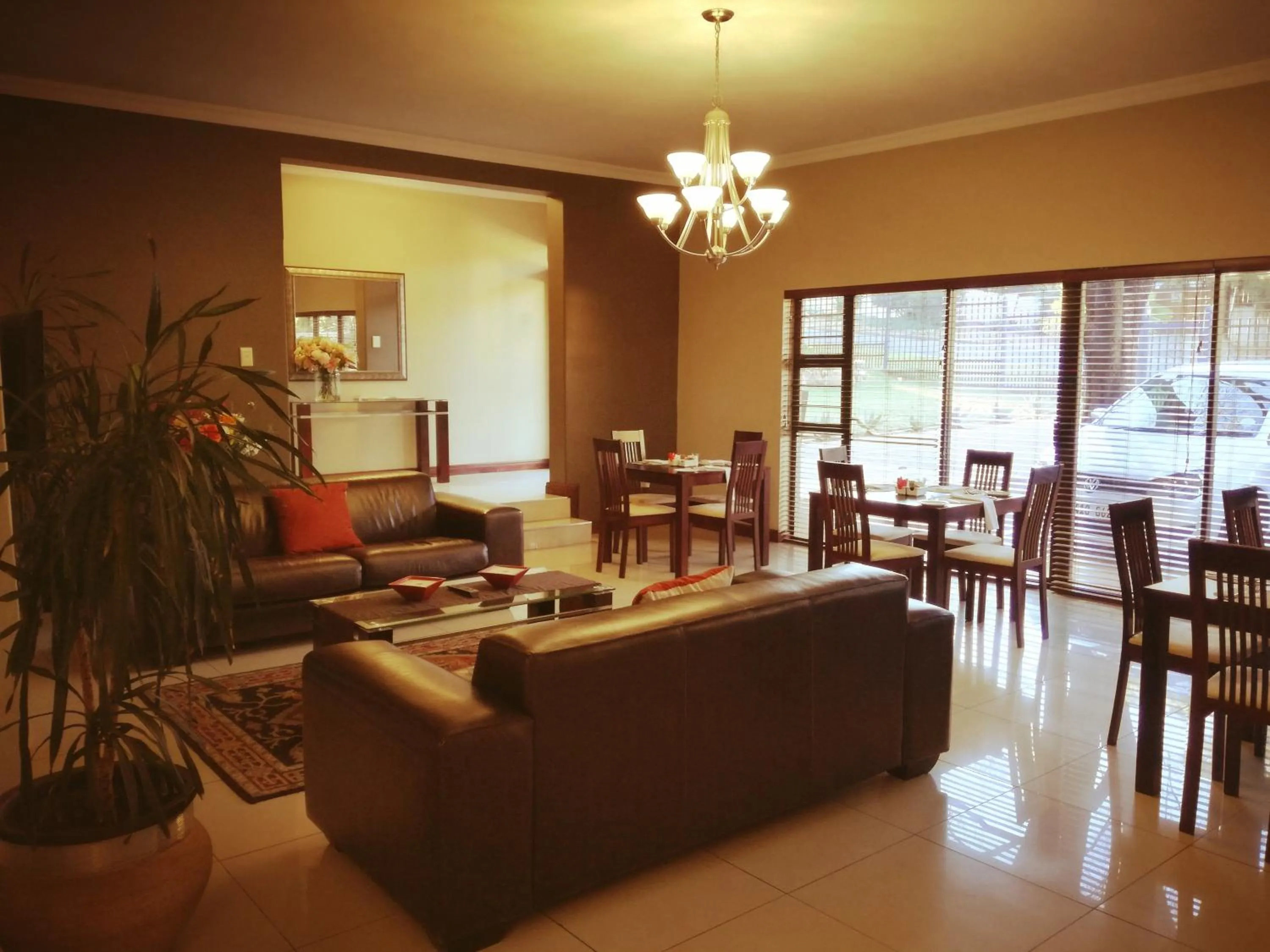 Living room in Belmont Guesthouse