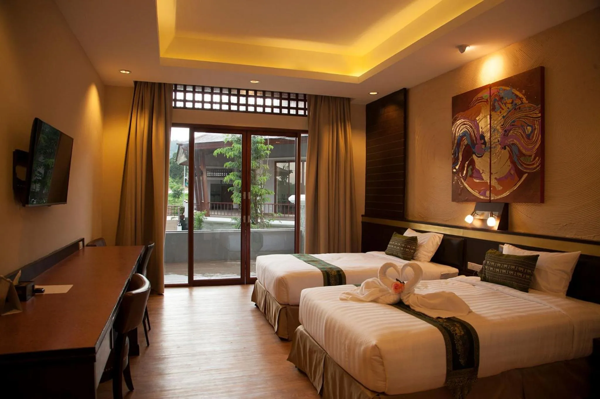Photo of the whole room, Bed in Phurua Sanctuary Resort and Spa