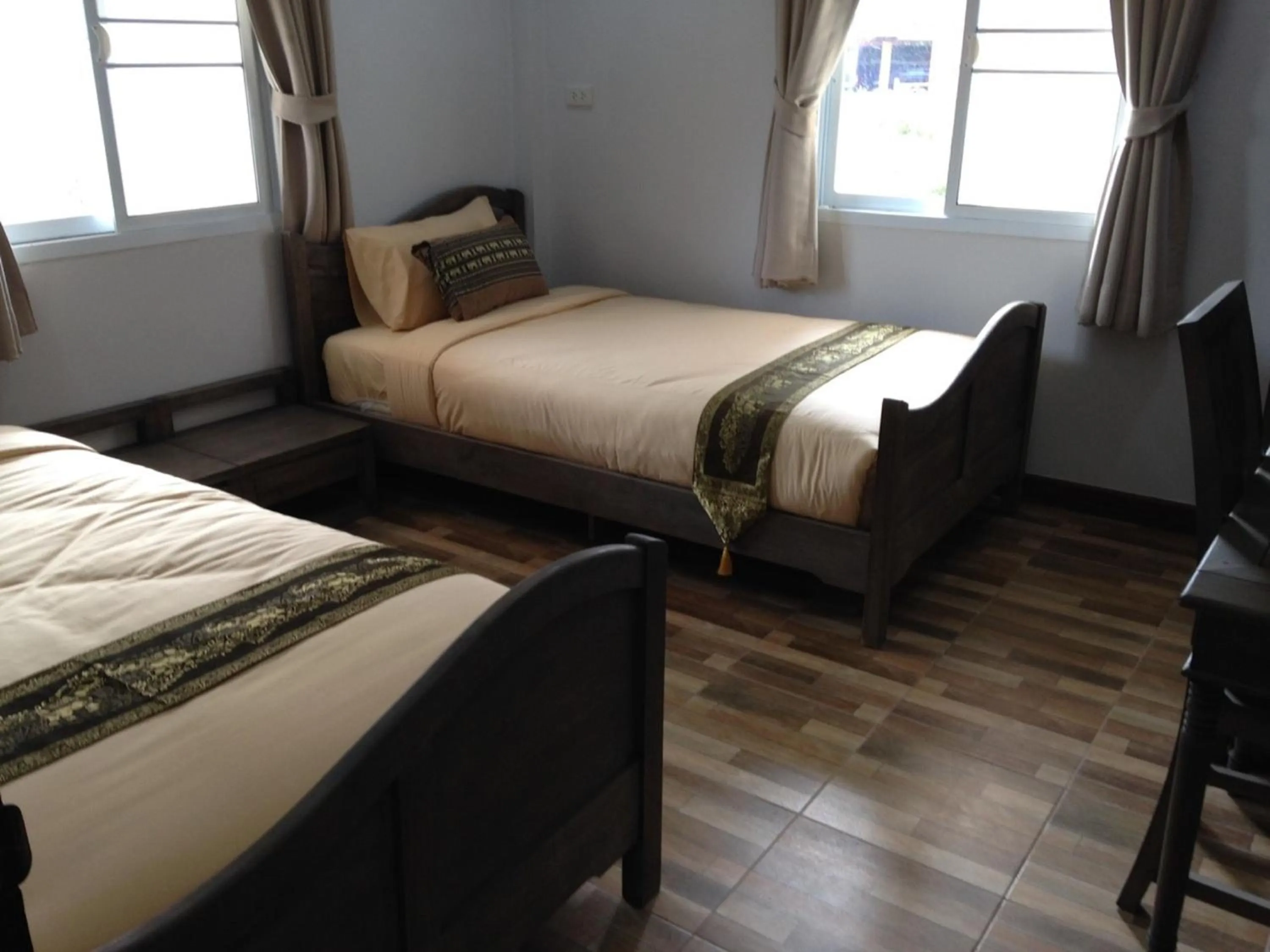 Bed in Phurua Sanctuary Resort and Spa