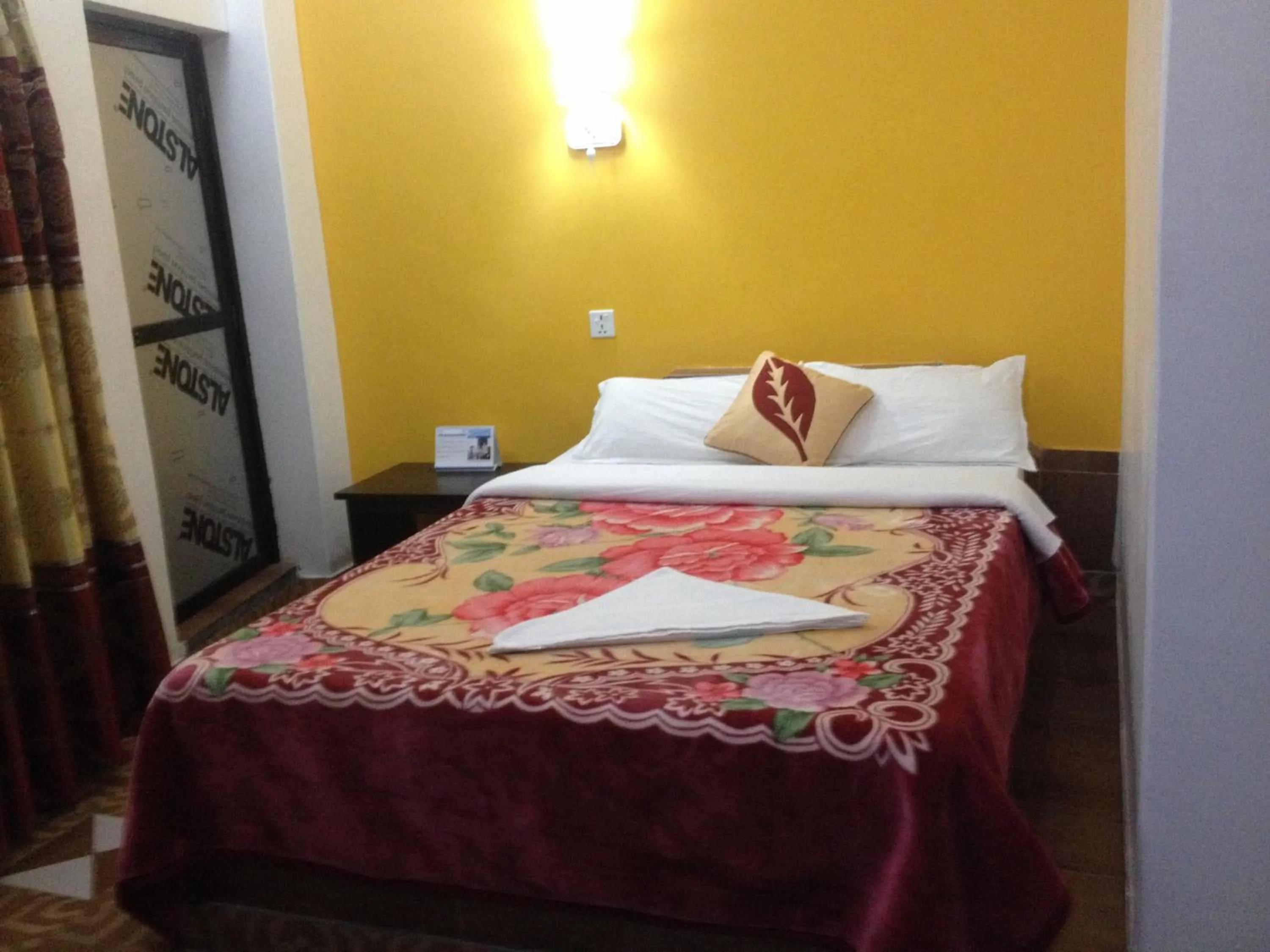 Bed in Bishnu Homestay