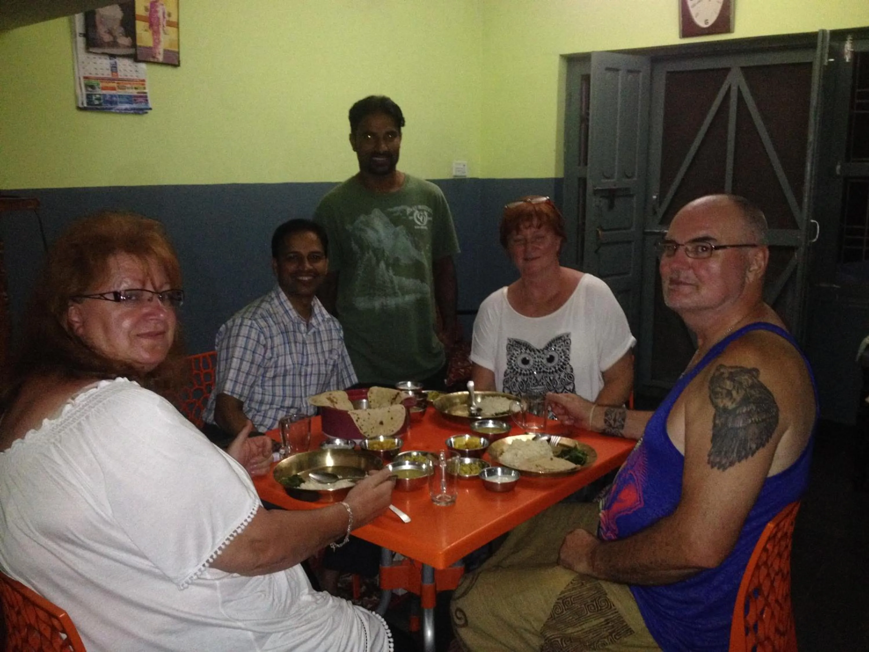 Dinner in Bishnu Homestay