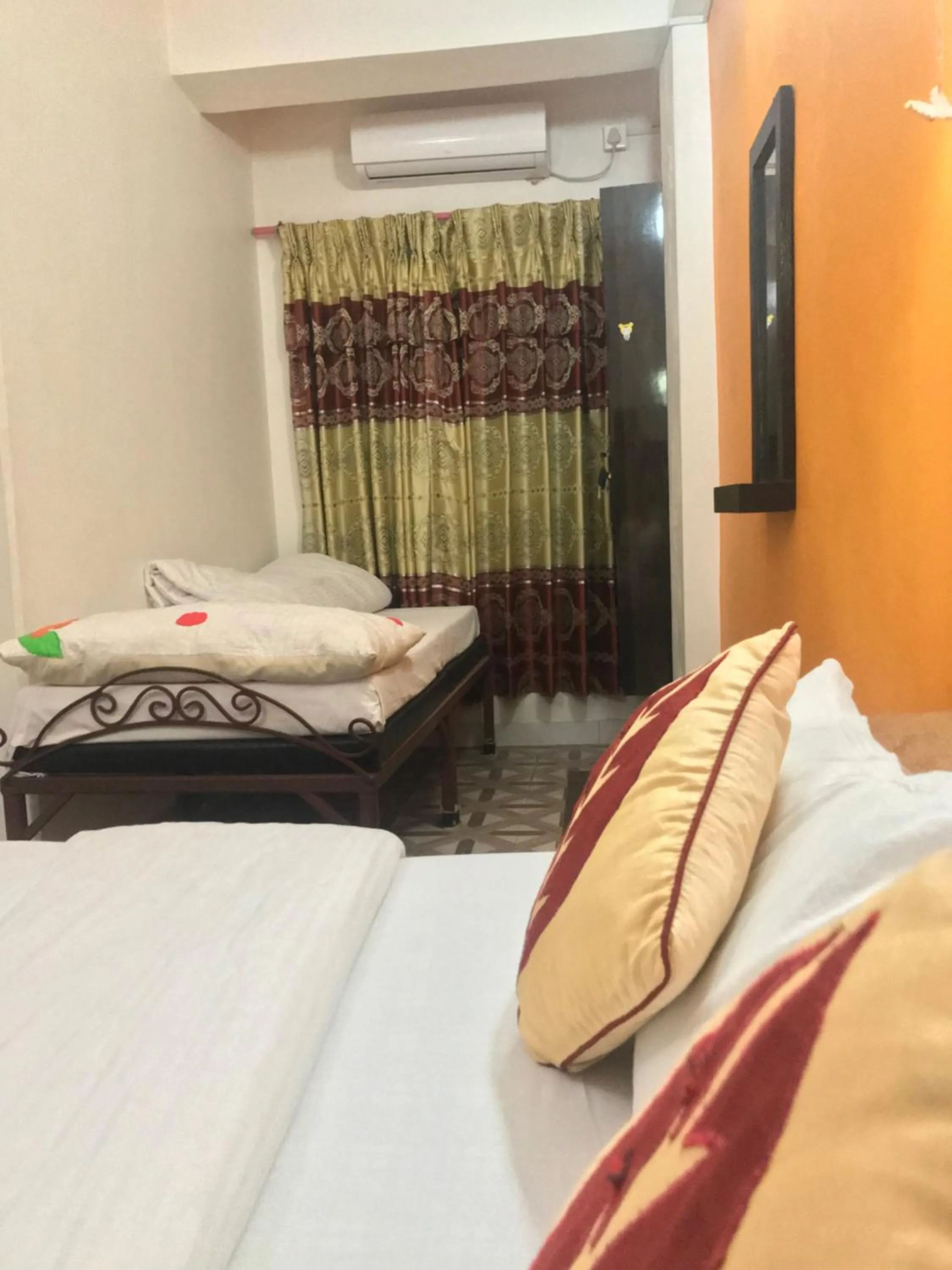 Bed in Bishnu Homestay