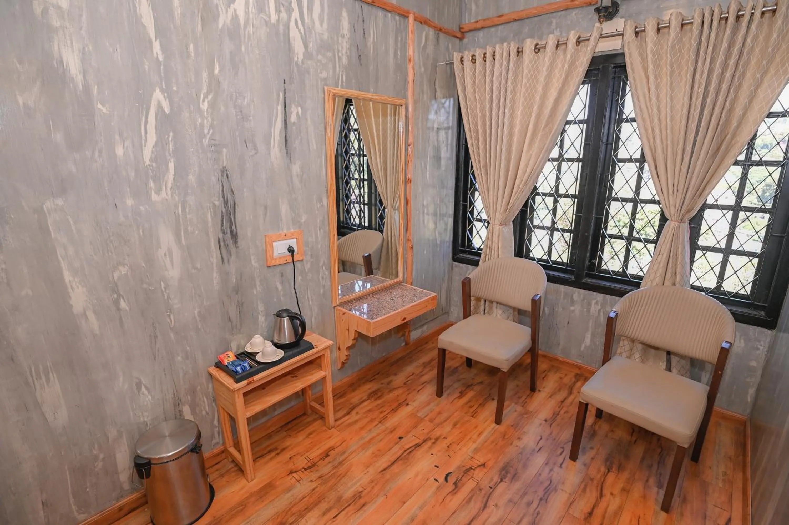 Seating area in Hotel Vivek