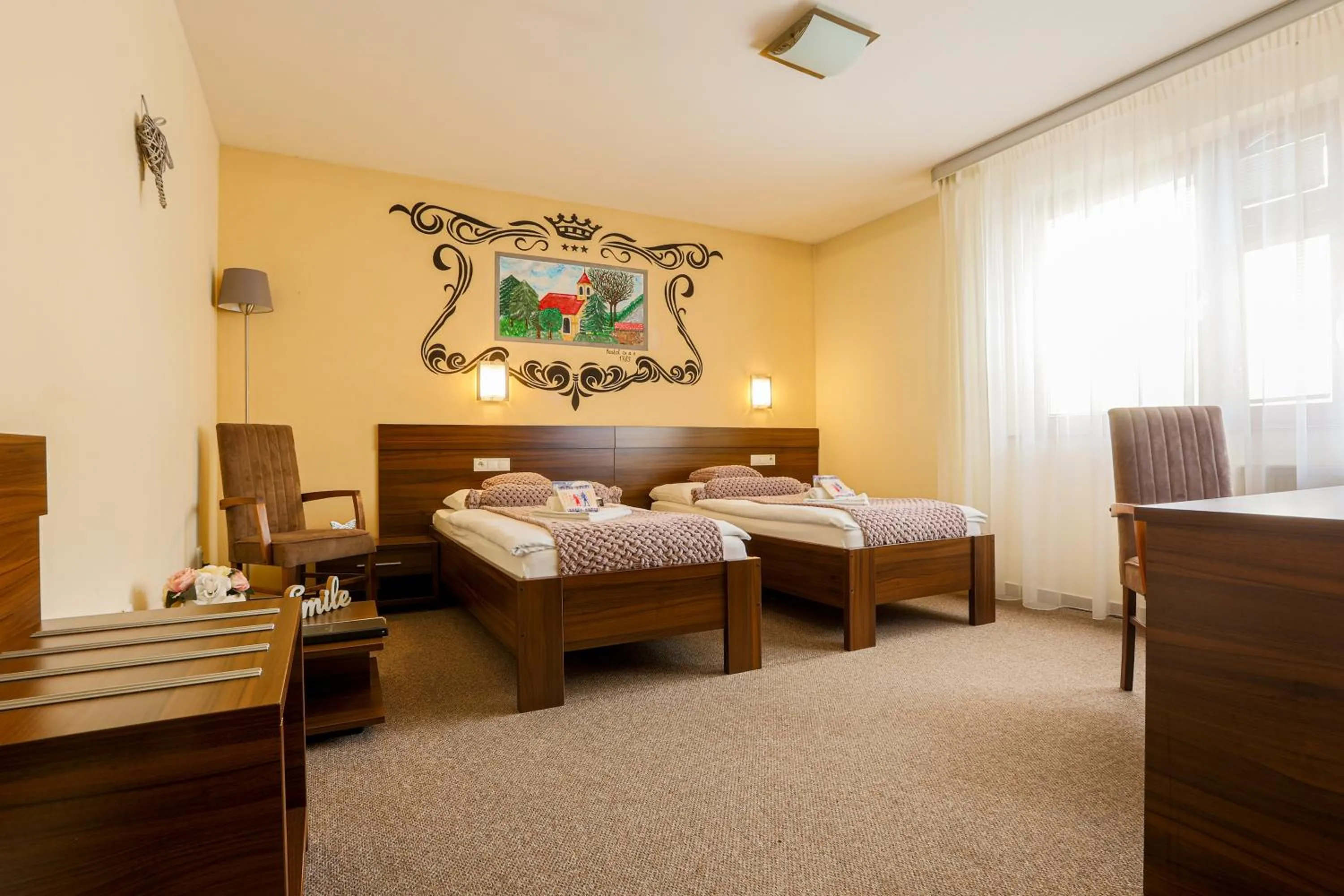 Bed in Grand Hotel Senica, Garni