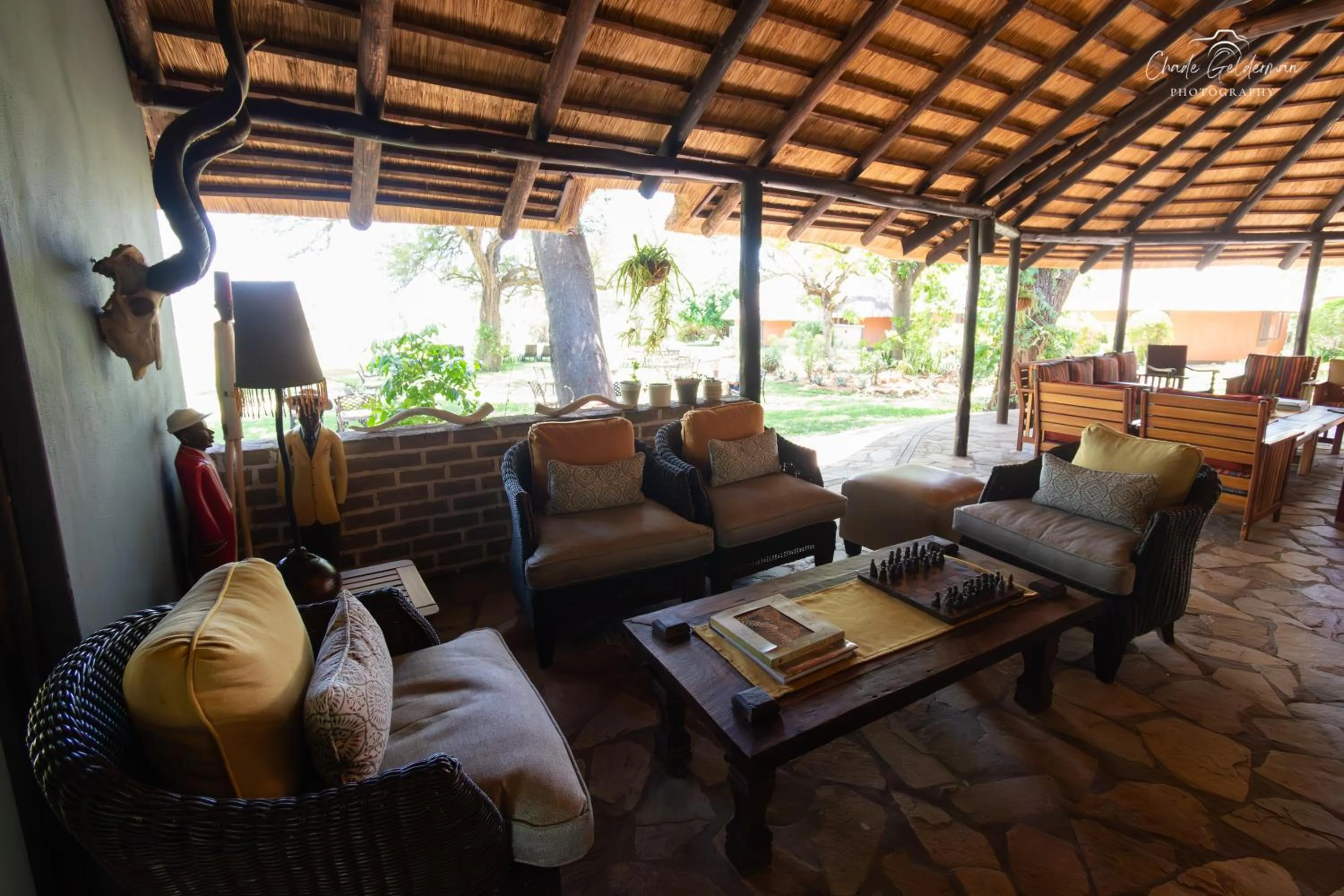 Patio in Mohlabetsi Safari Lodge