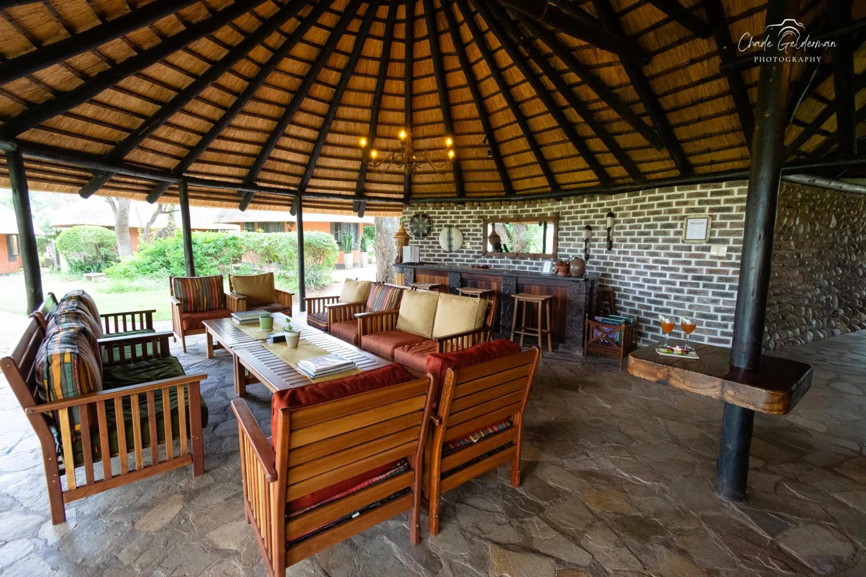 Patio in Mohlabetsi Safari Lodge