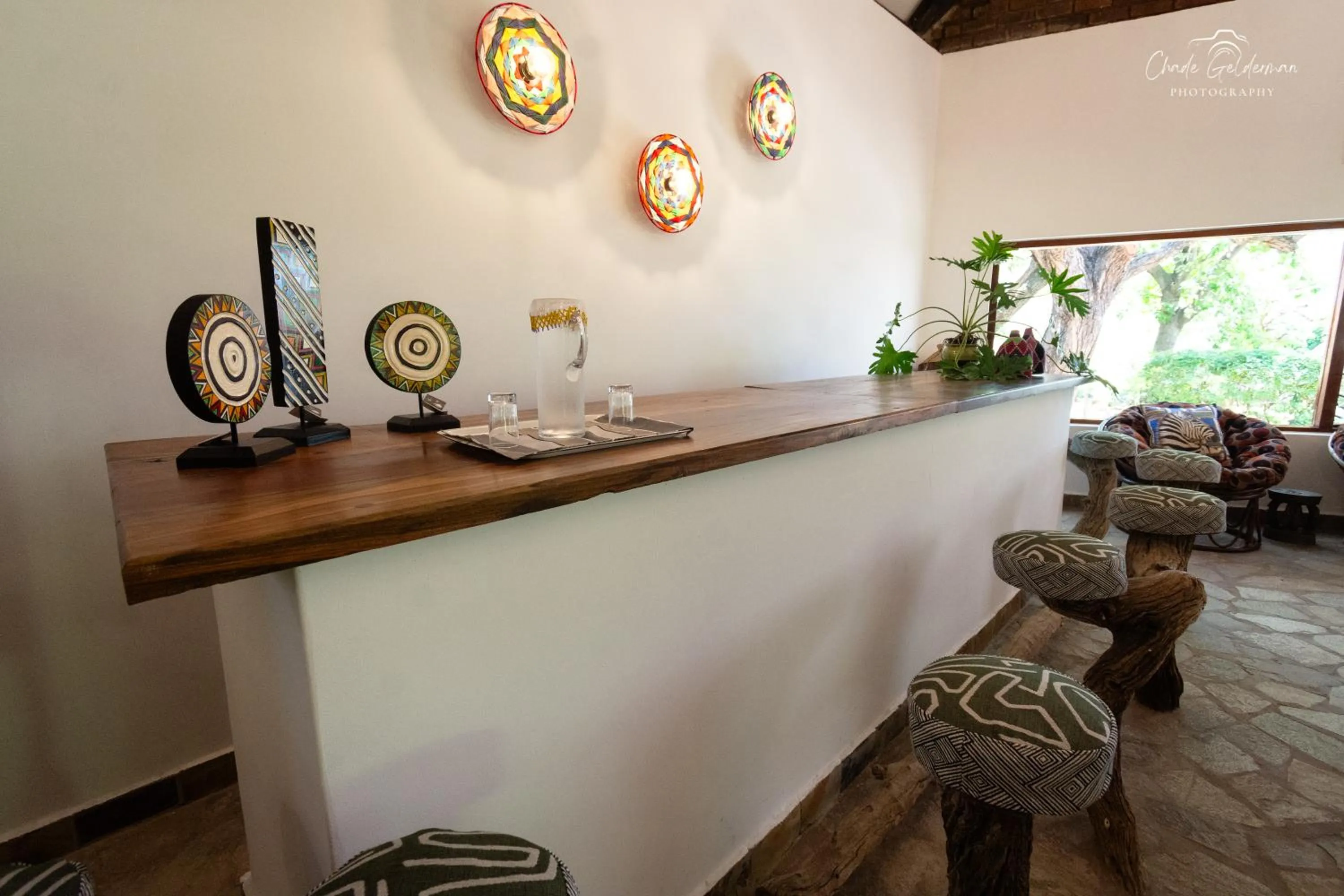 Seating area in Mohlabetsi Safari Lodge