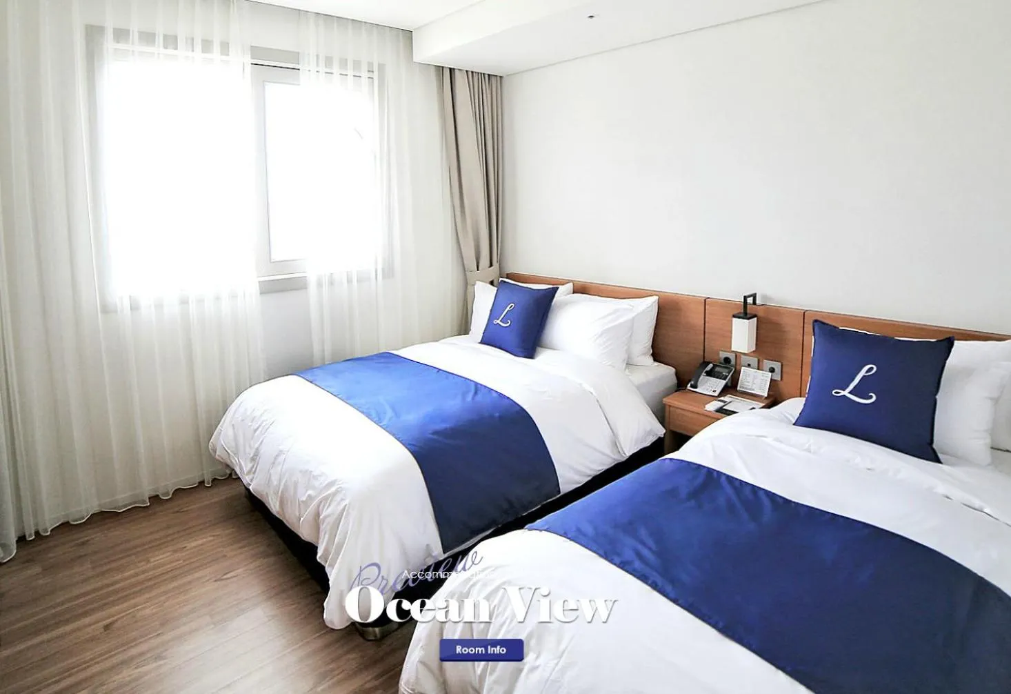 Bed in Lapis Hotel Namhae