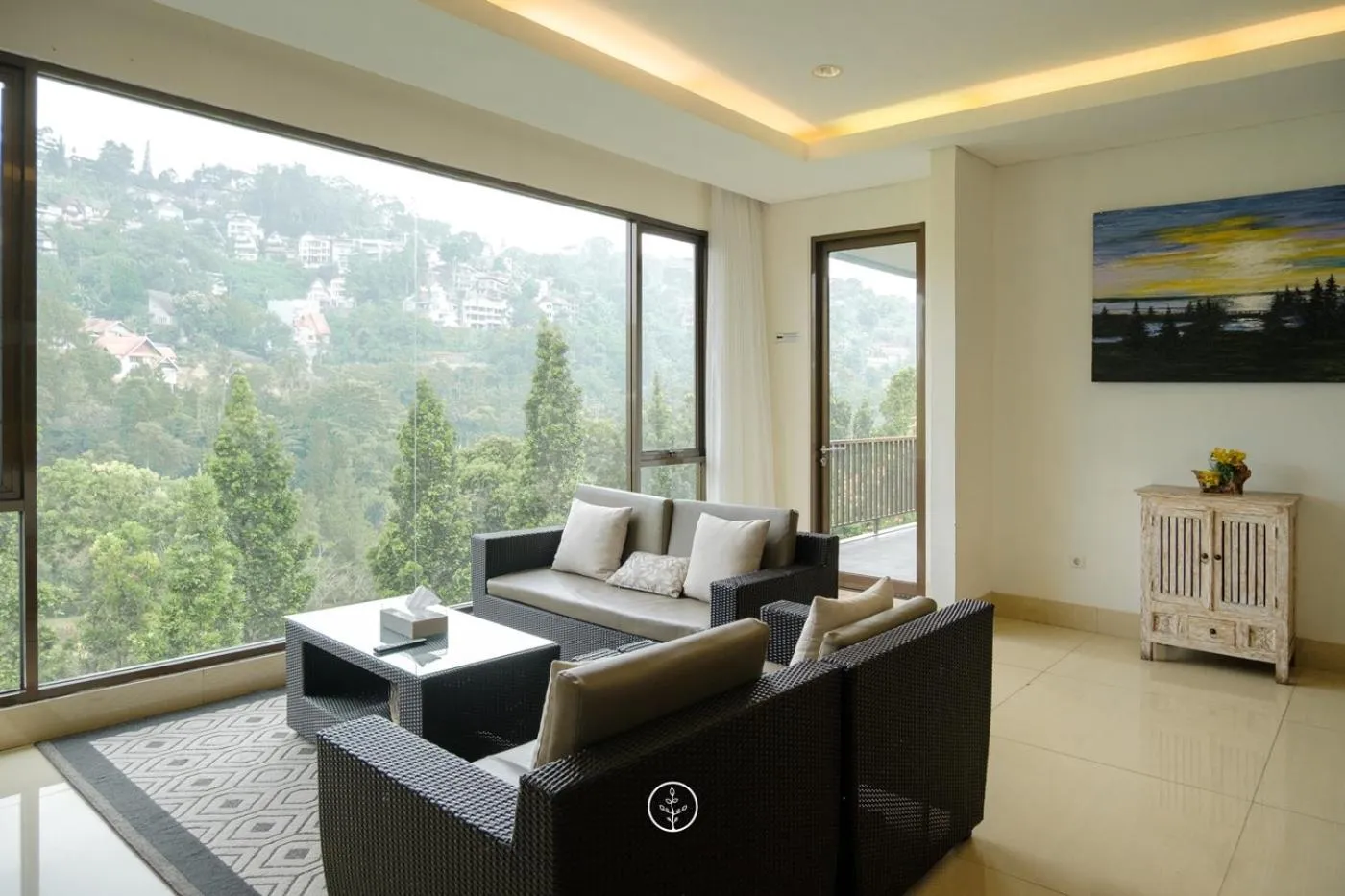 Living room in Tulip Hill View Villa 6 bedrooms with a private swimming pool and movie room