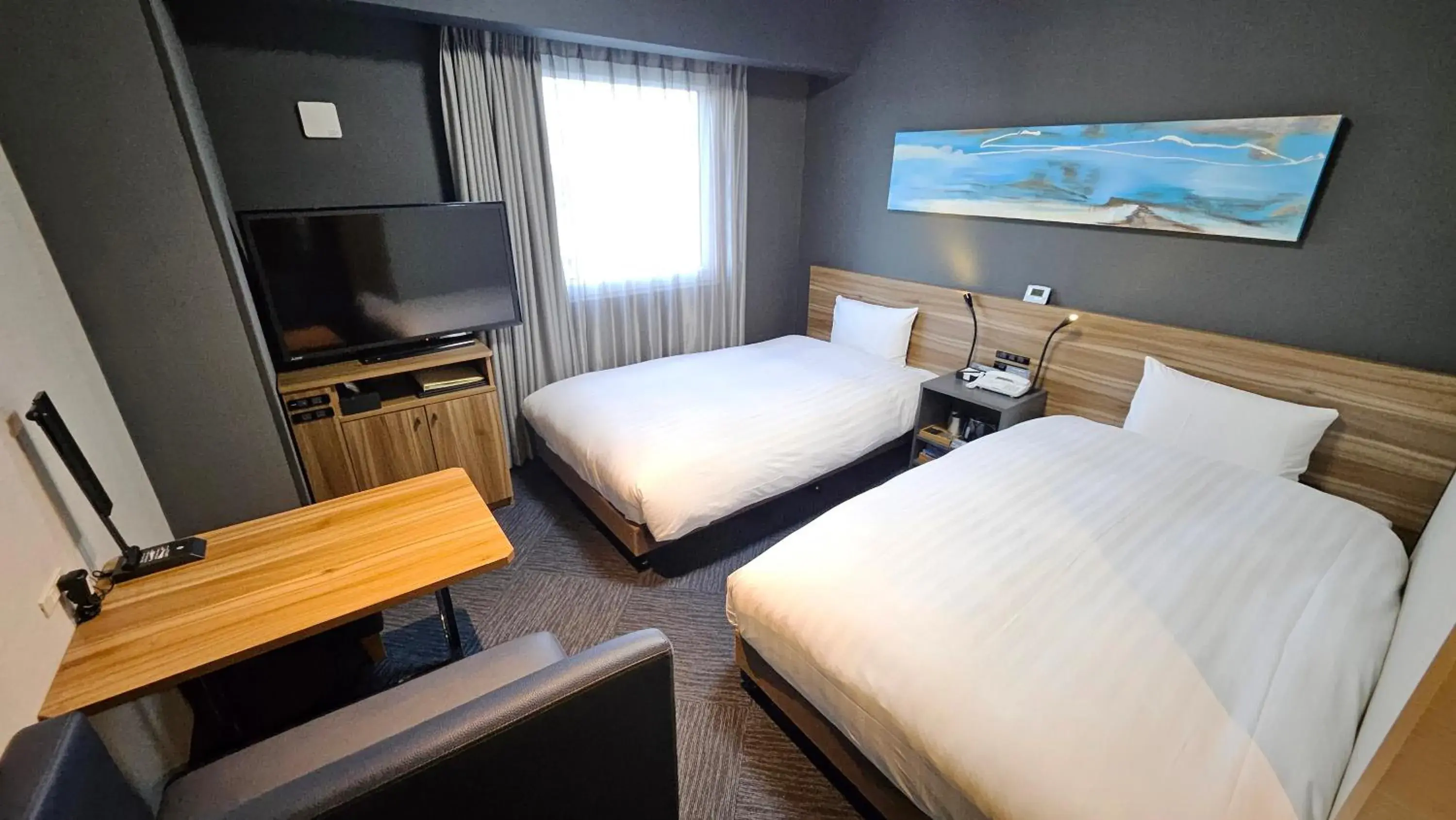 Standard Twin Room - single occupancy - Non-Smoking in Hotel Route Inn Kounosu Standard Twin Room - single occupancy - Non-Smoking in Hotel Route Inn Kounosu