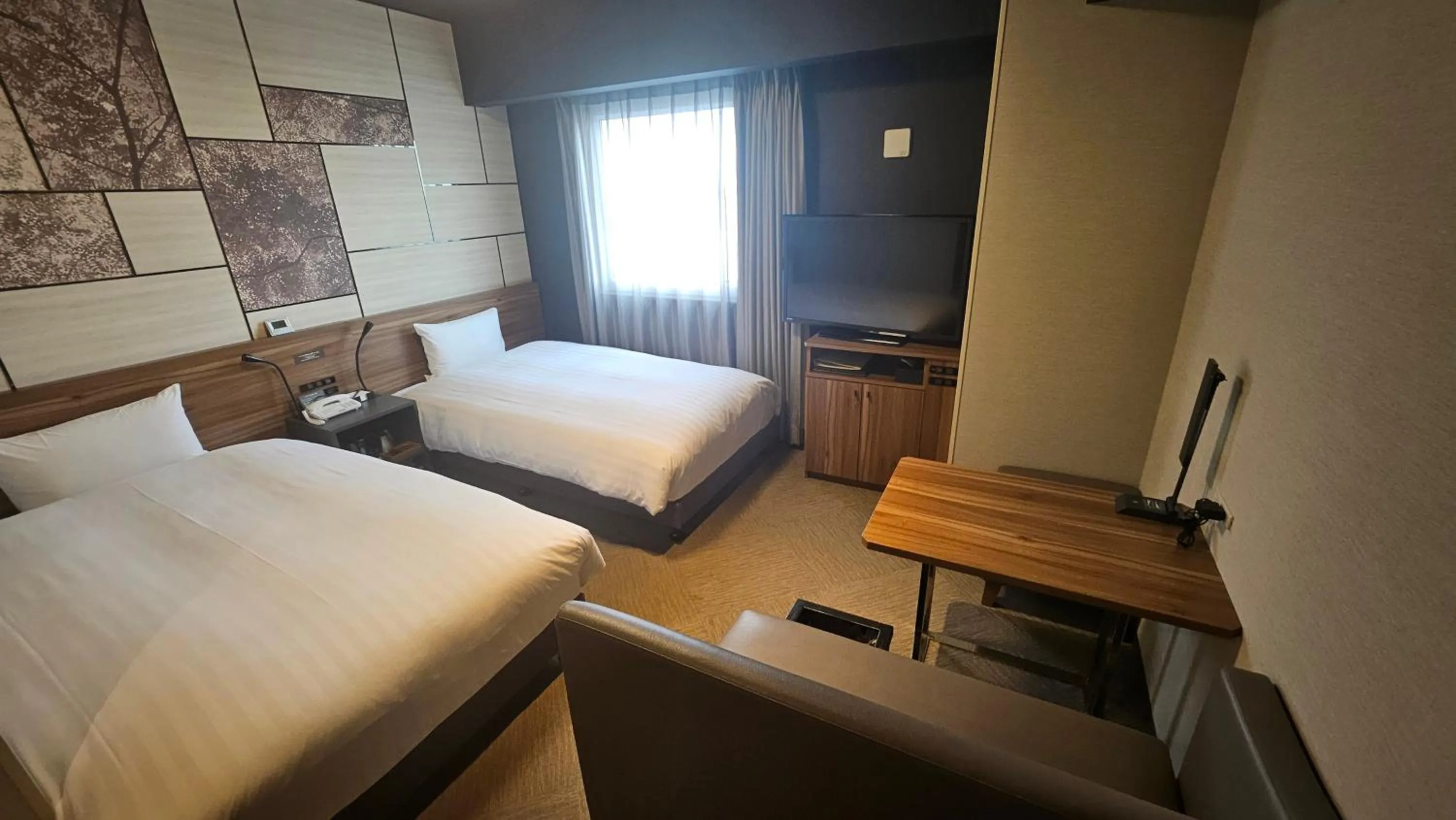 Photo of the whole room, Bed in Hotel Route Inn Kounosu
