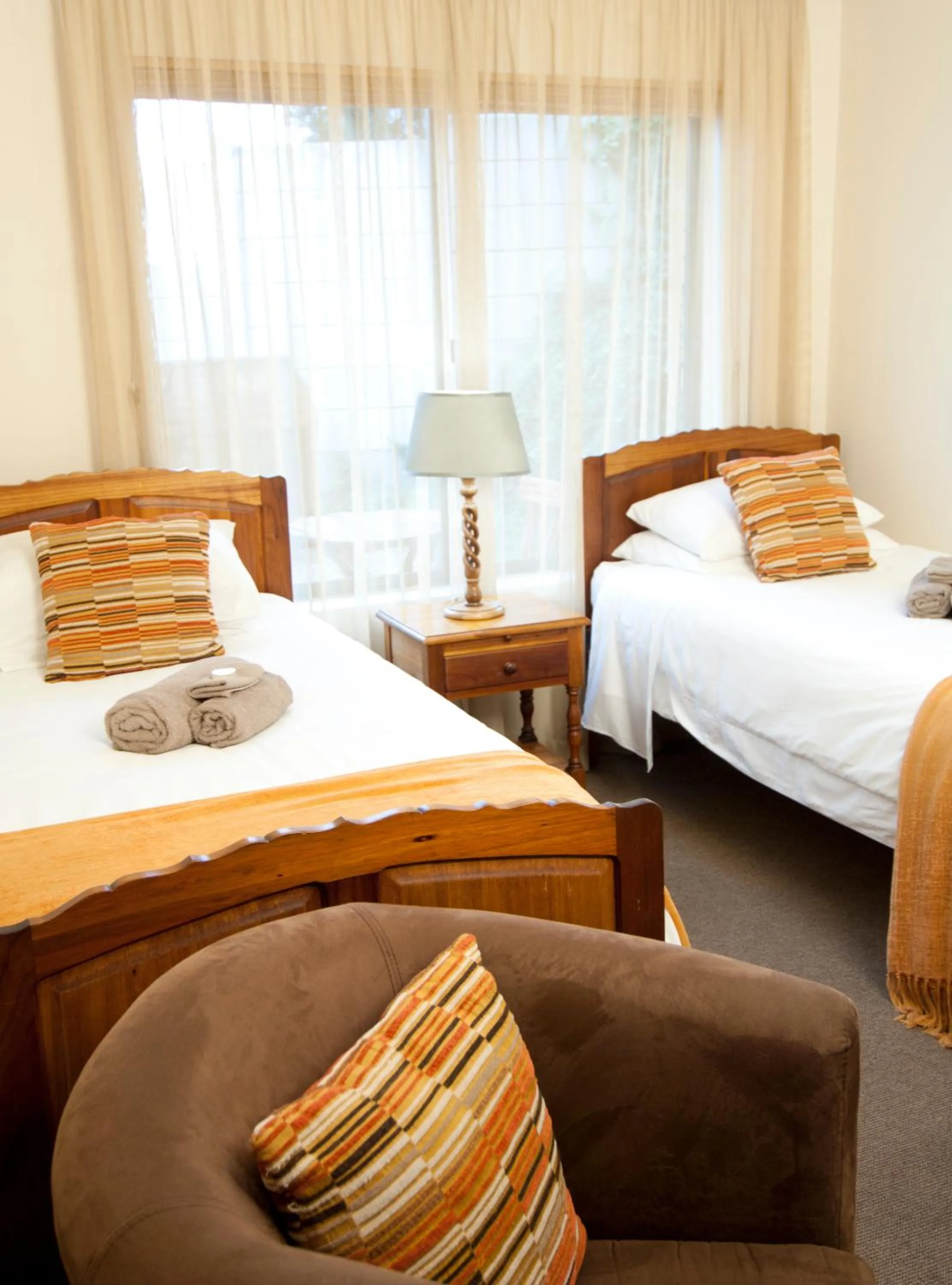 Bed in Overmeer Guest House