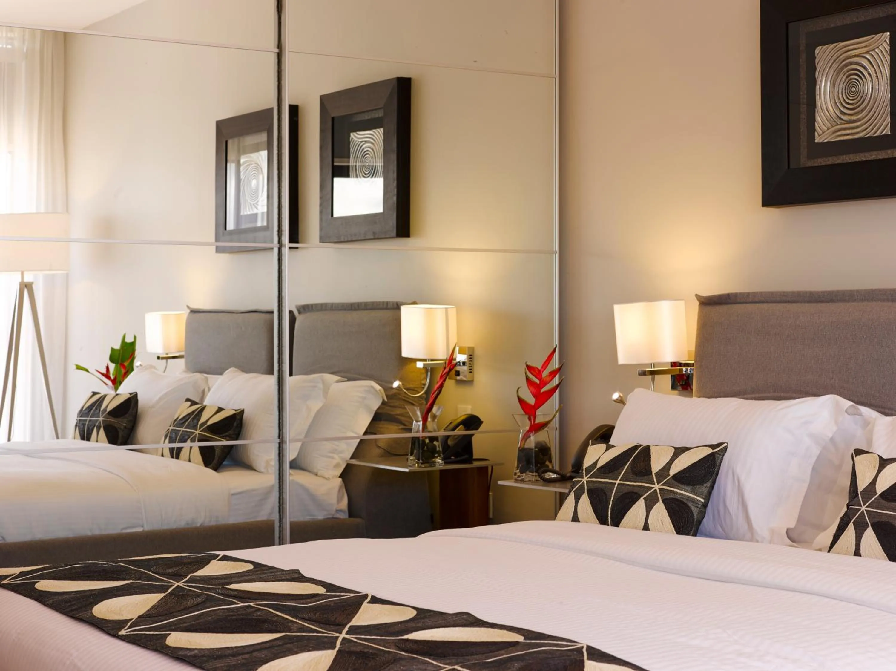 Decorative detail, Bed in Hotel English Point Marina & Spa