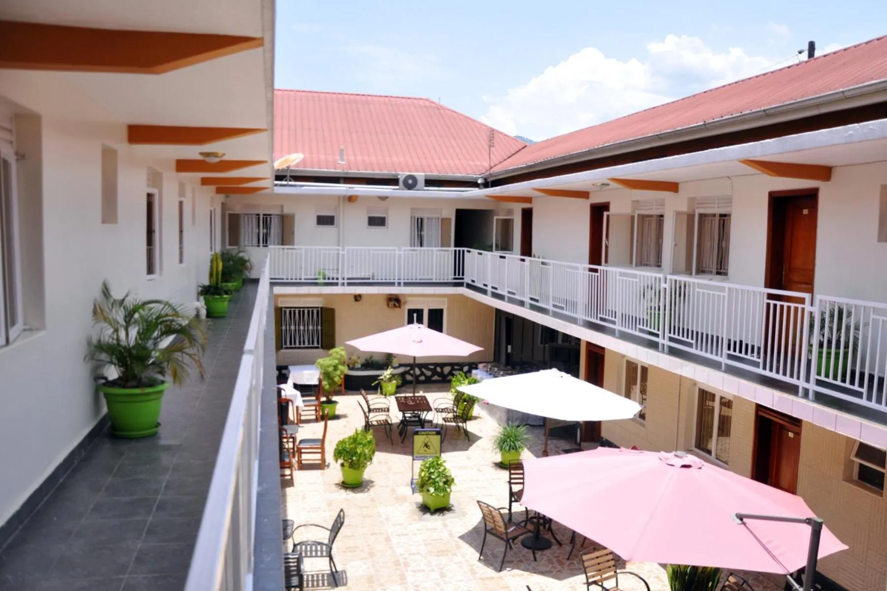 Property building in Sandton Hotel Kasese