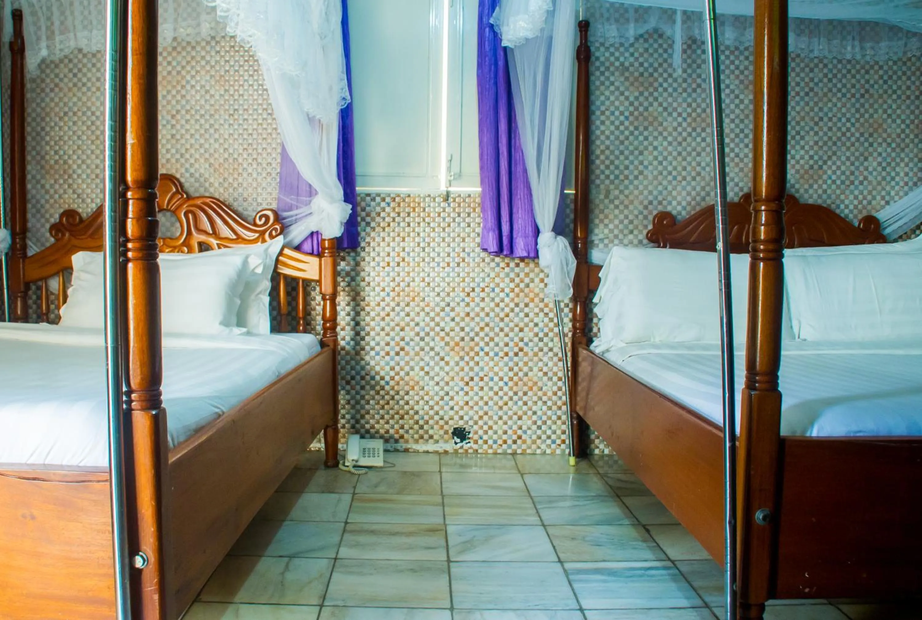 Bedroom, Bed in Sandton Hotel Kasese