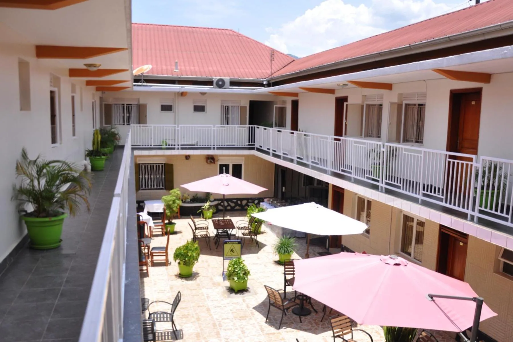 Property building in Sandton Hotel Kasese