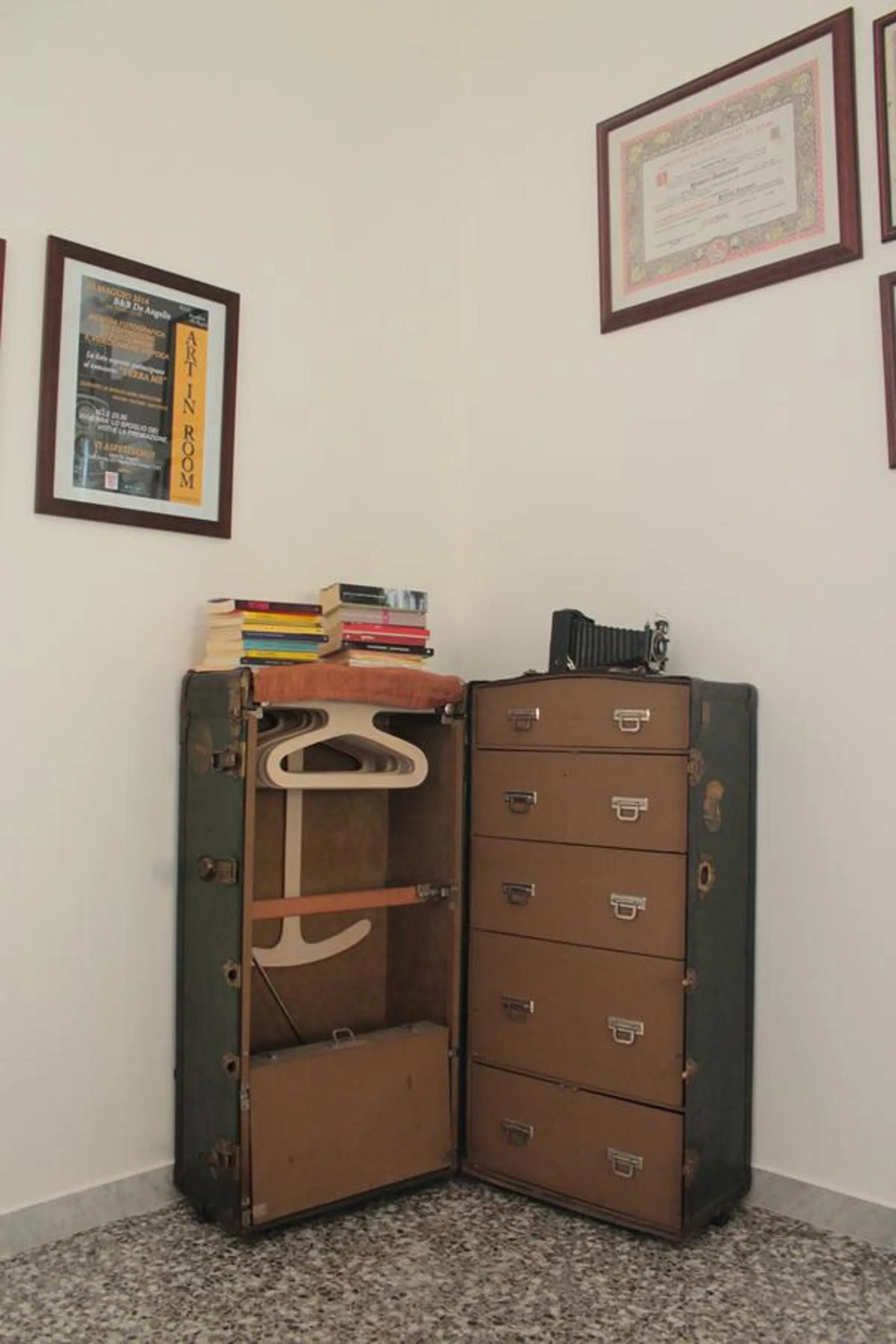 Lobby or reception in B&B De Angelis