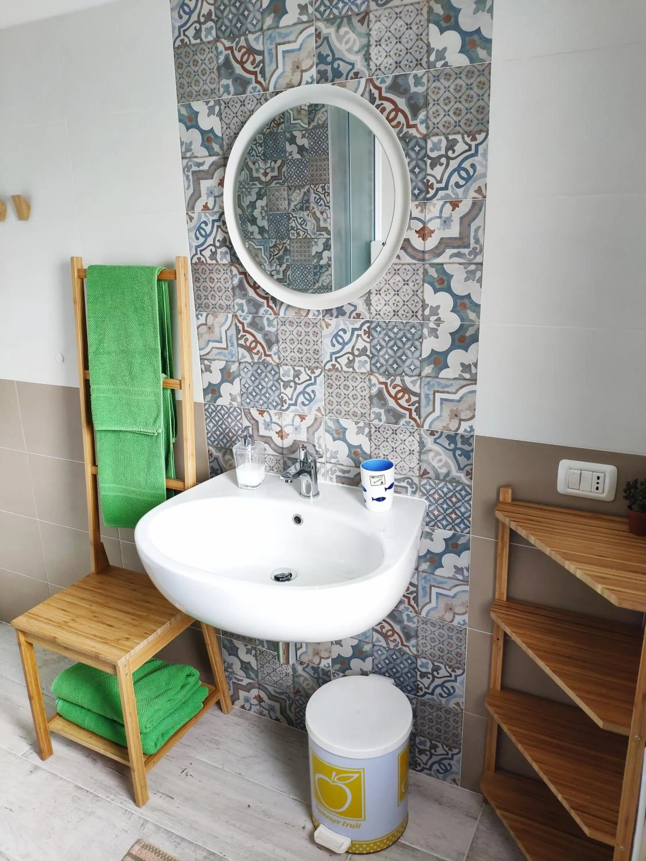 Bathroom in B&B De Angelis