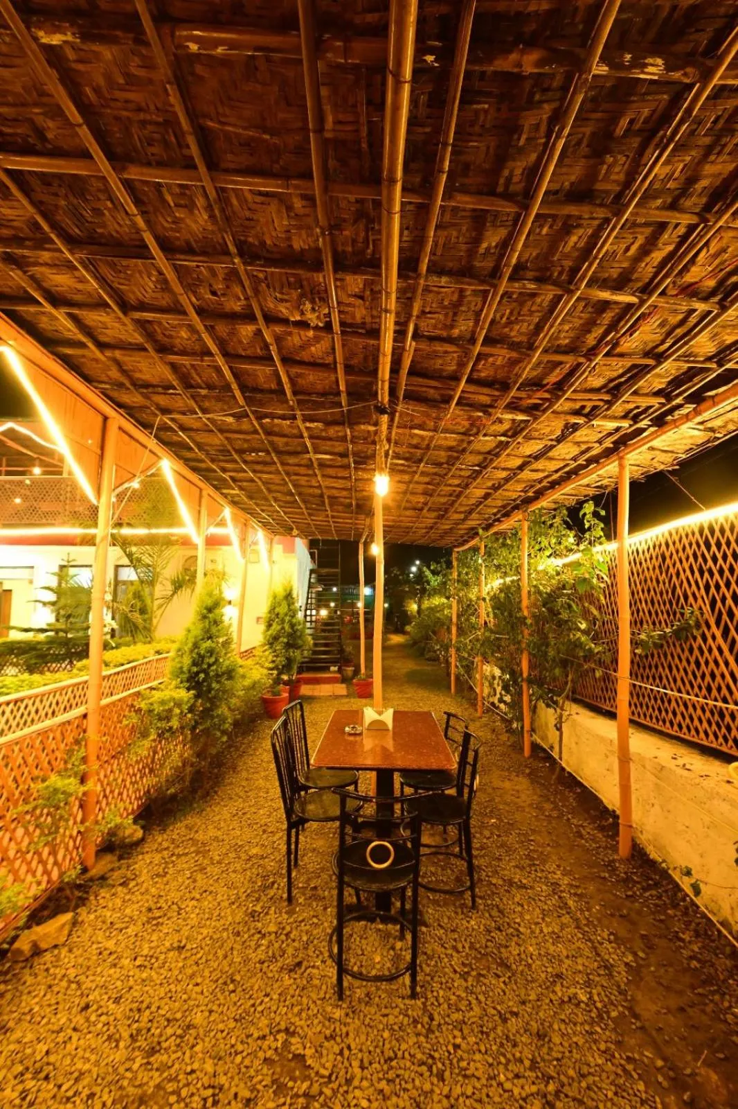 Dining area in Hotel Happy Forest Inn