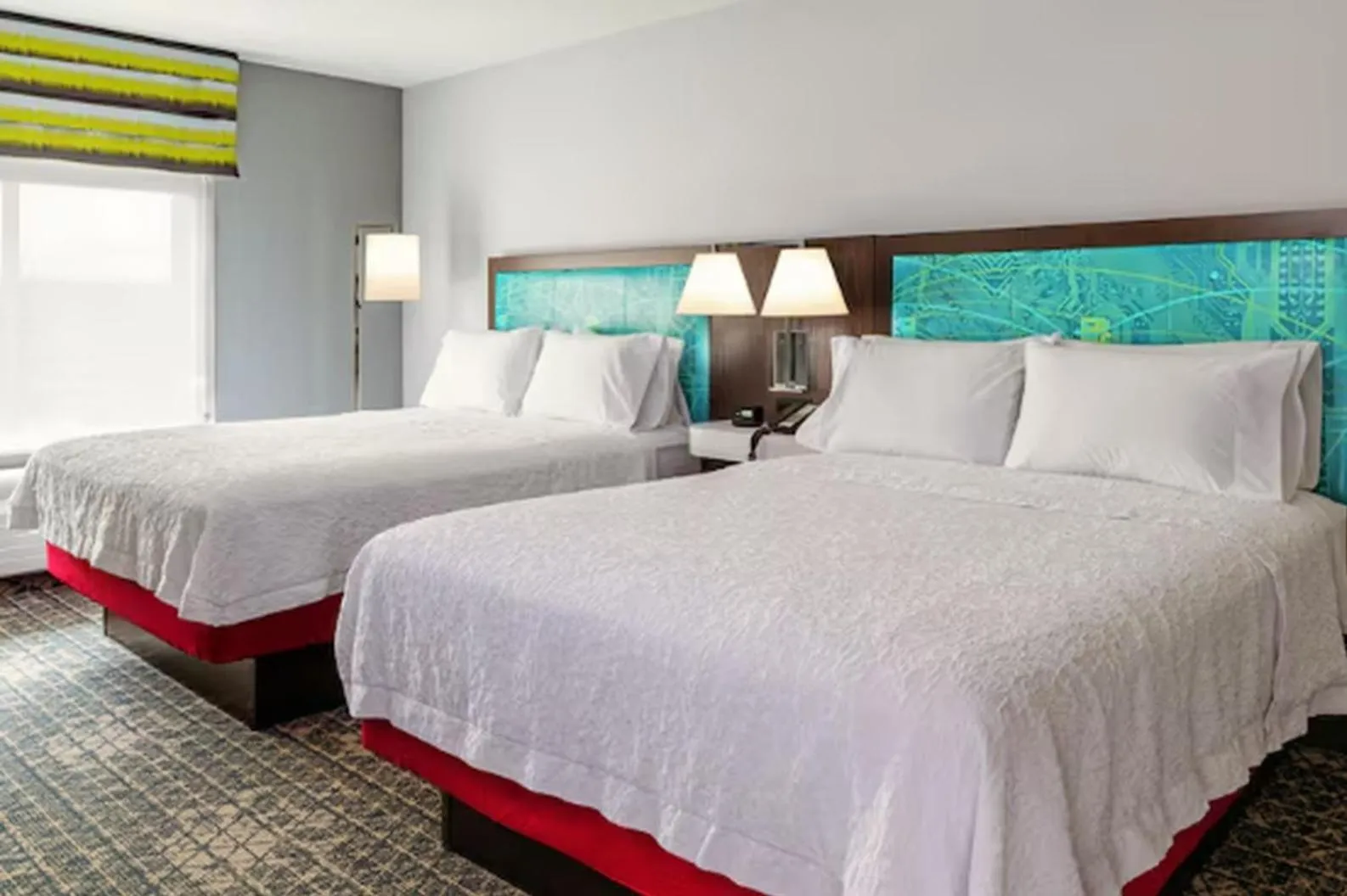 Queen Room with Two Queen Beds in Hampton Inn & Suites By Hilton Irving Dfw Airport North