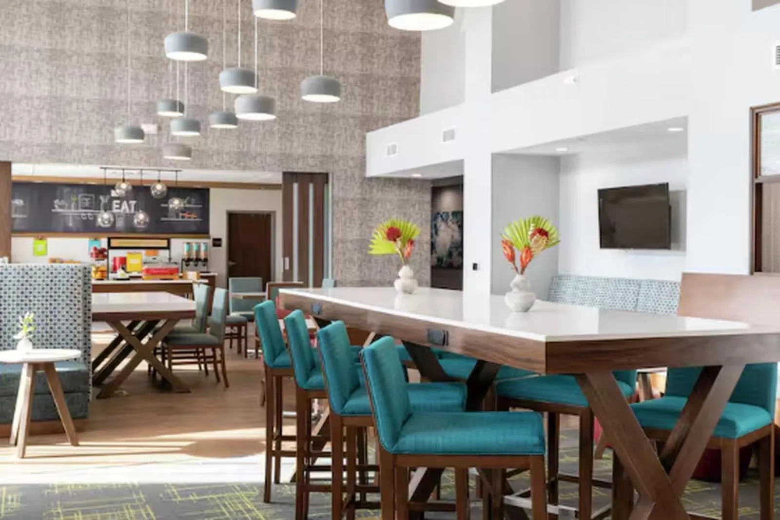 Lobby or reception in Hampton Inn & Suites By Hilton Irving Dfw Airport North