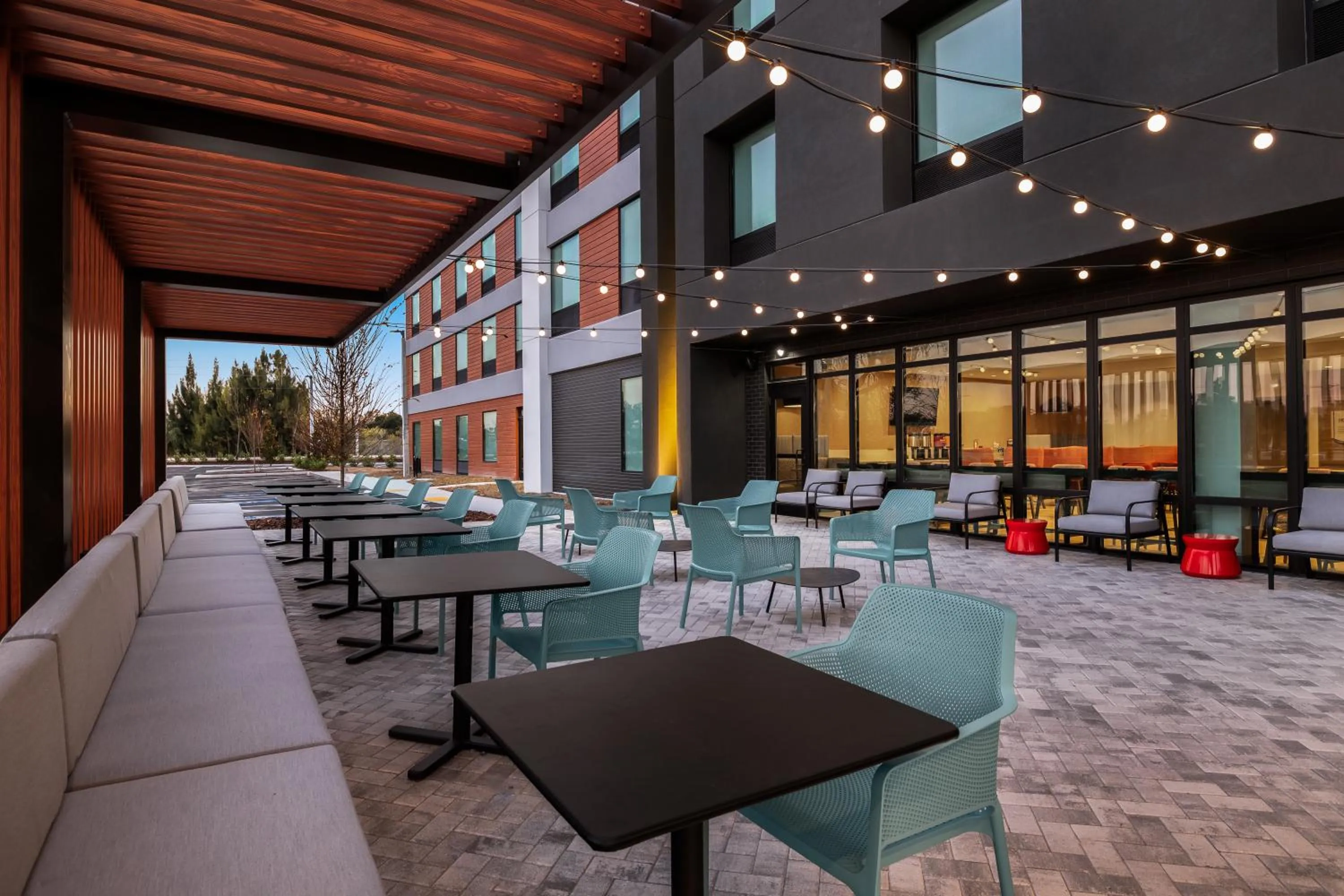 Patio in Home2 Suites By Hilton Riverview Tampa
